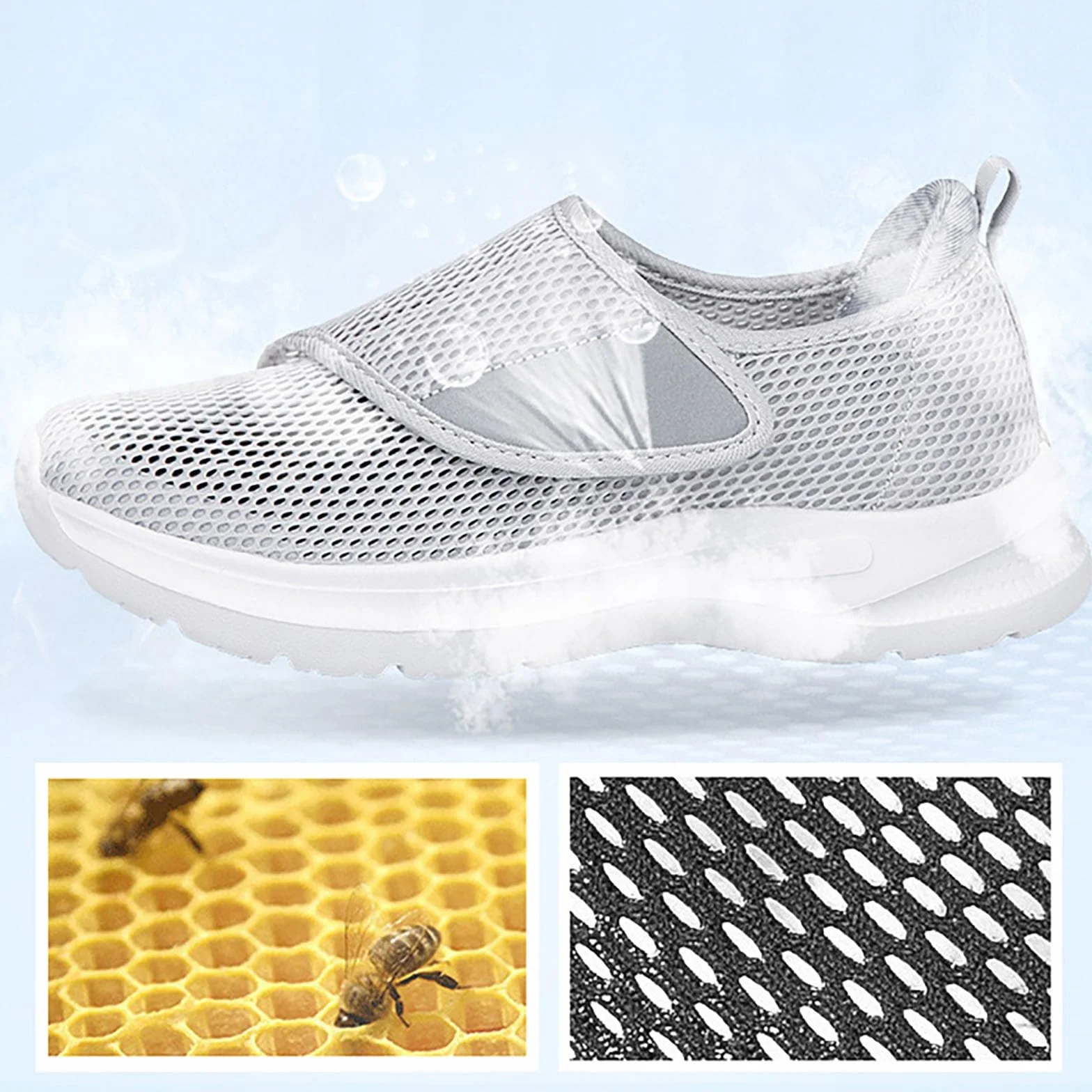 Scarpe Ginnastica Uomo Donna Slip On Sneakers Running Suola Ammortizzata Antiscivolo Leggere Traspiranti