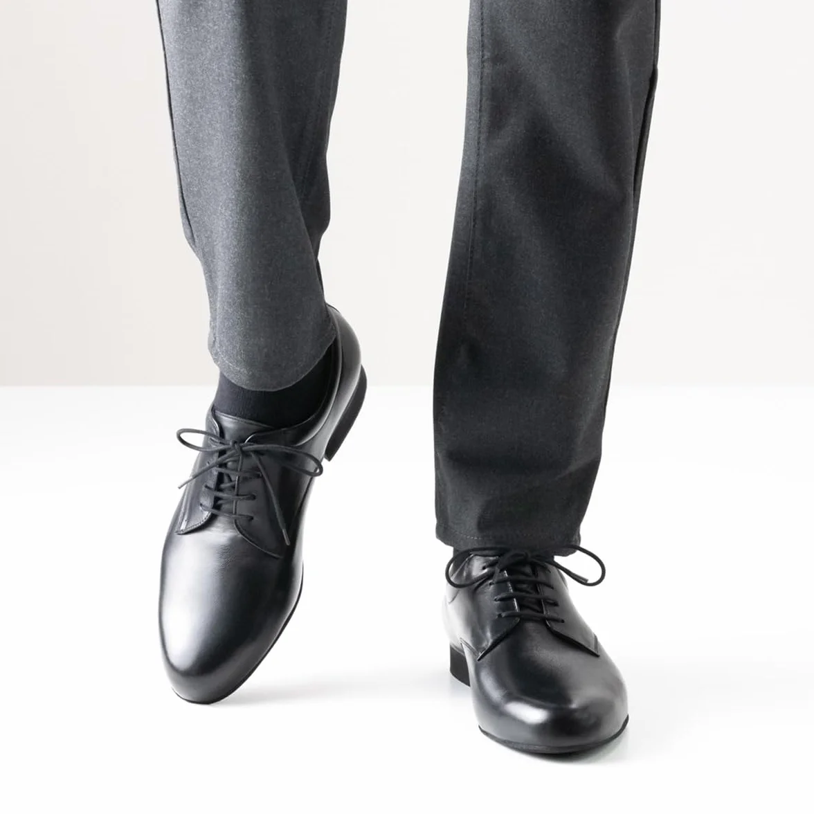 Werner Kern Uomini Scarpe da Ballo 28048 Pelle Nero 2 cm