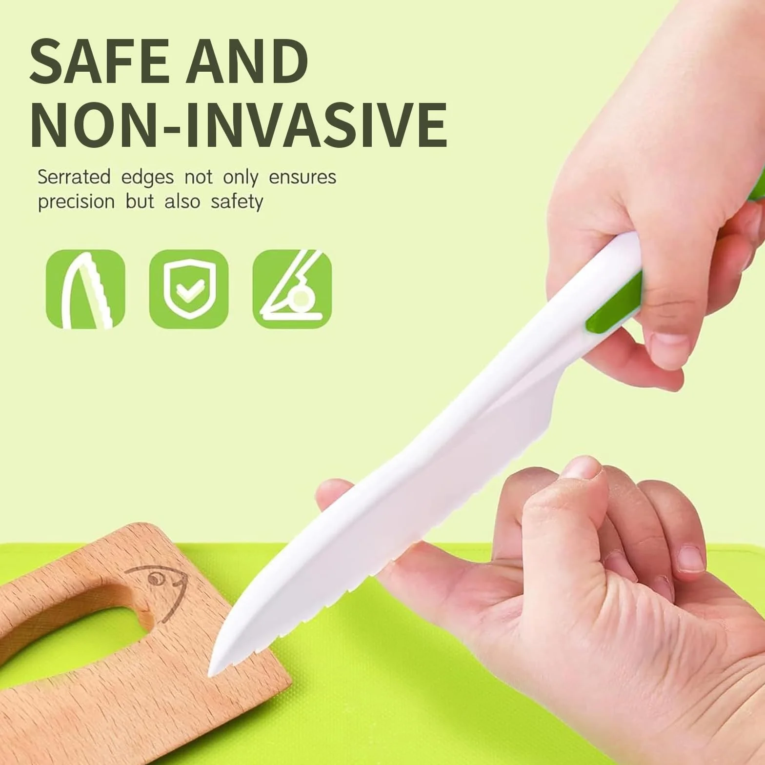 Set di coltelli per bambini a partire dai 3 anni, set da 28 coltelli per bambini, coltello da taglio sicuro per bambini, tagliere e pelapatate, ecc. Set da cucina per ragazzi e ragazze