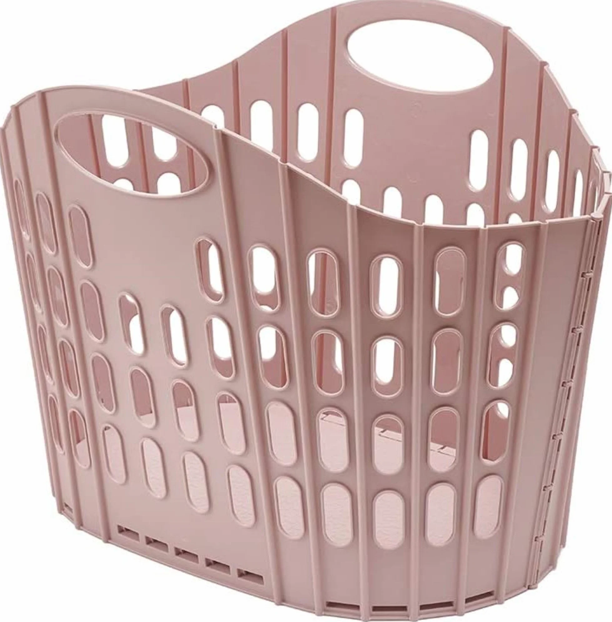 Addis Cesto portabiancheria pieghevole Easy Store per vestiti, rosa, 38 litri