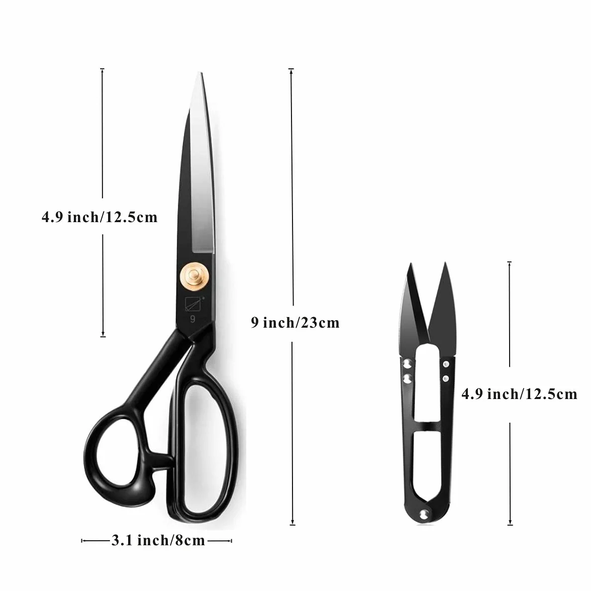 Forbici da sartoria 24 cm – Forbici da cucito con lame affilate per tessuti, pelle, vestiti