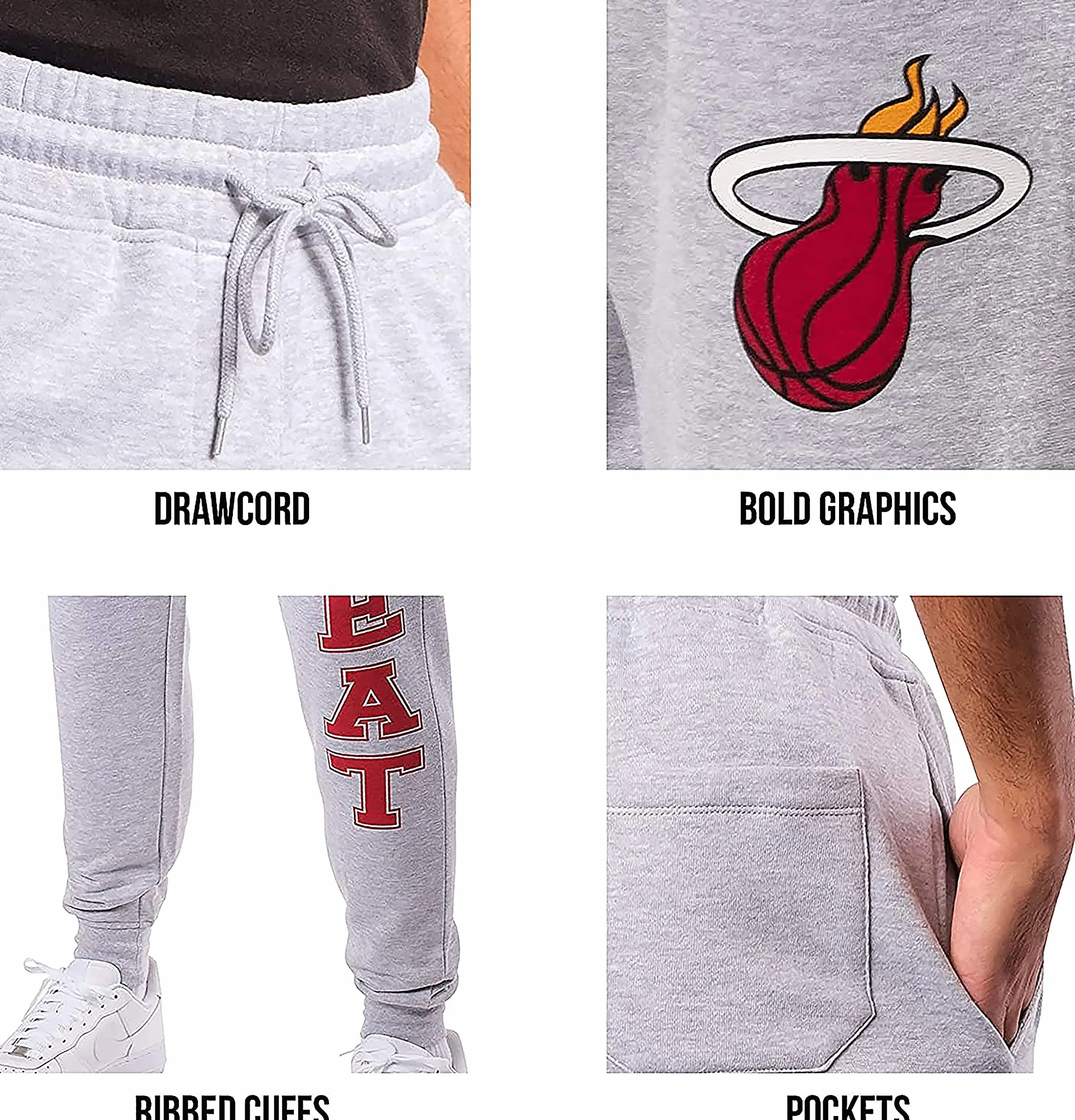Ultra Game Pantaloni Jogger Basic Team Active Soft Terry Uomo