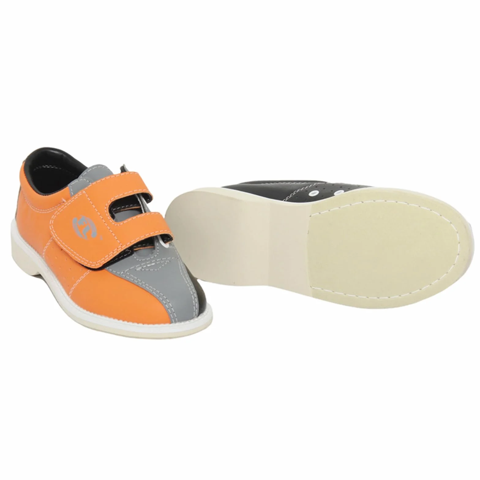 JiuQing Scarpe da Bowling Uomo Donna Indoor Suola Scorrevole Gancio-Anello Leggere