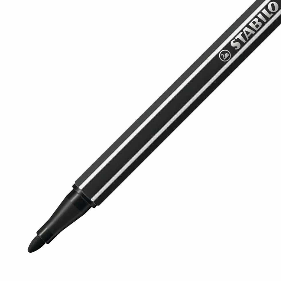 STABILO Pen 68 Pennarello Premium 10 Confezione Nero
