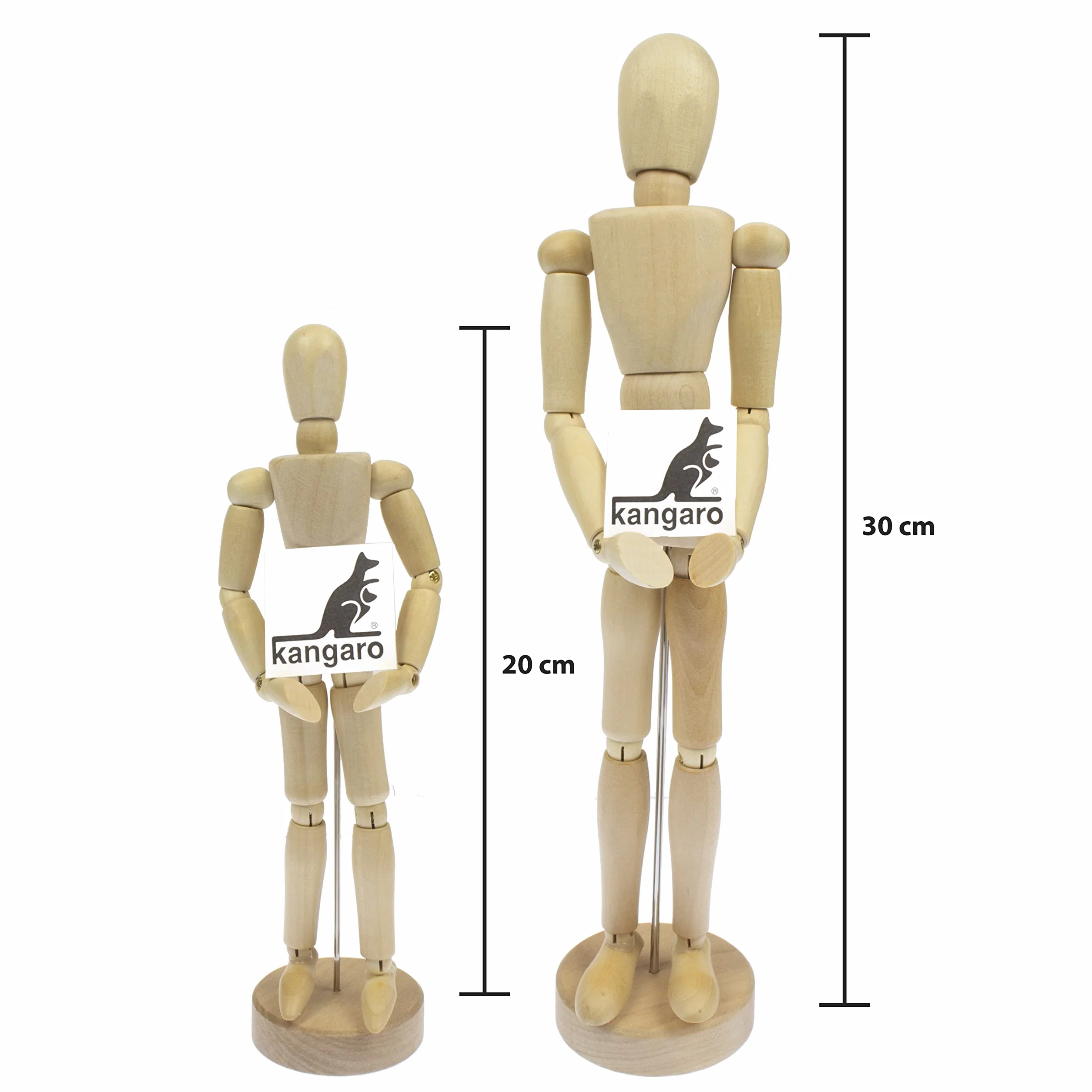 Kangaro K-830301 Manichino naturale 20 cm