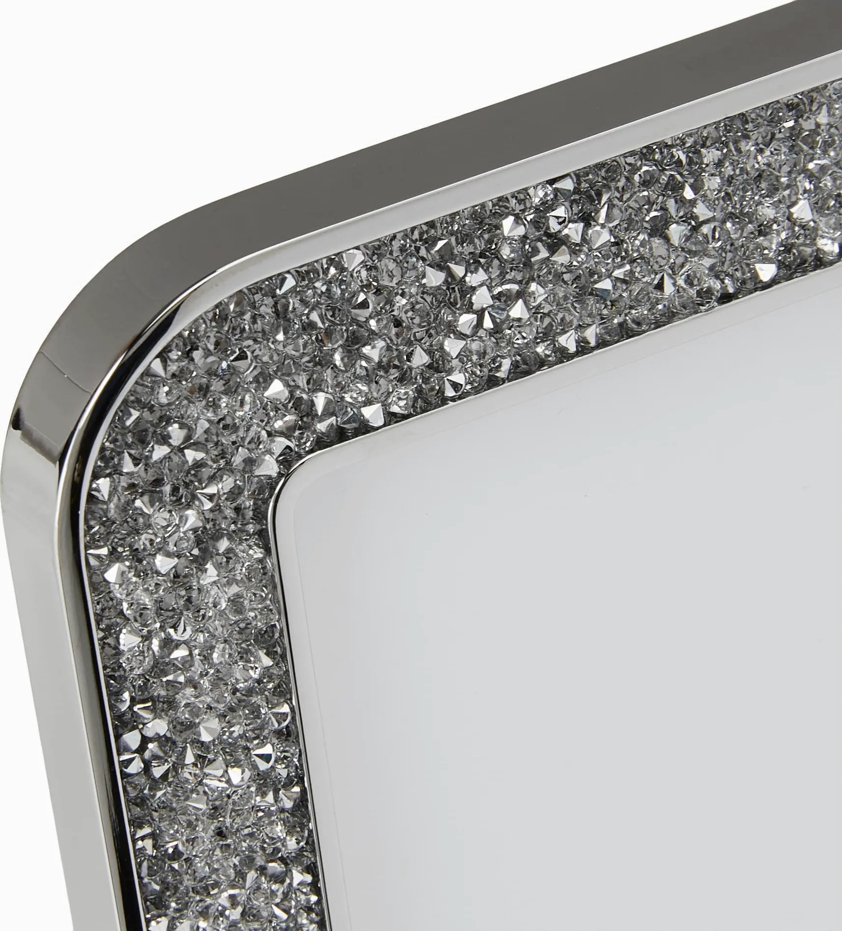 Swarovski Minera Portaritratti Piccolo, con Cristalli Swarovski, Clear Crystal e Metallo, Tono Argentato