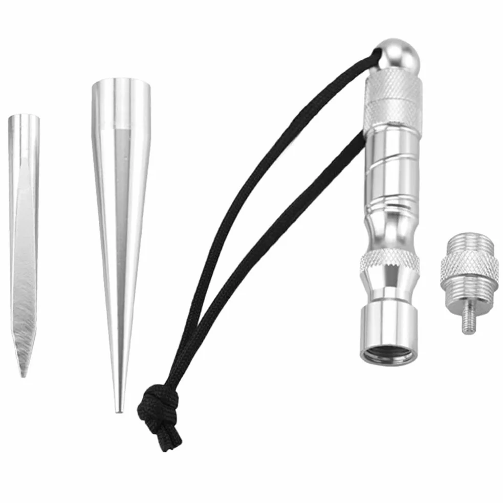 Ago da maglia in acciaio inox per braccialetti fai da te paracord e pelle
