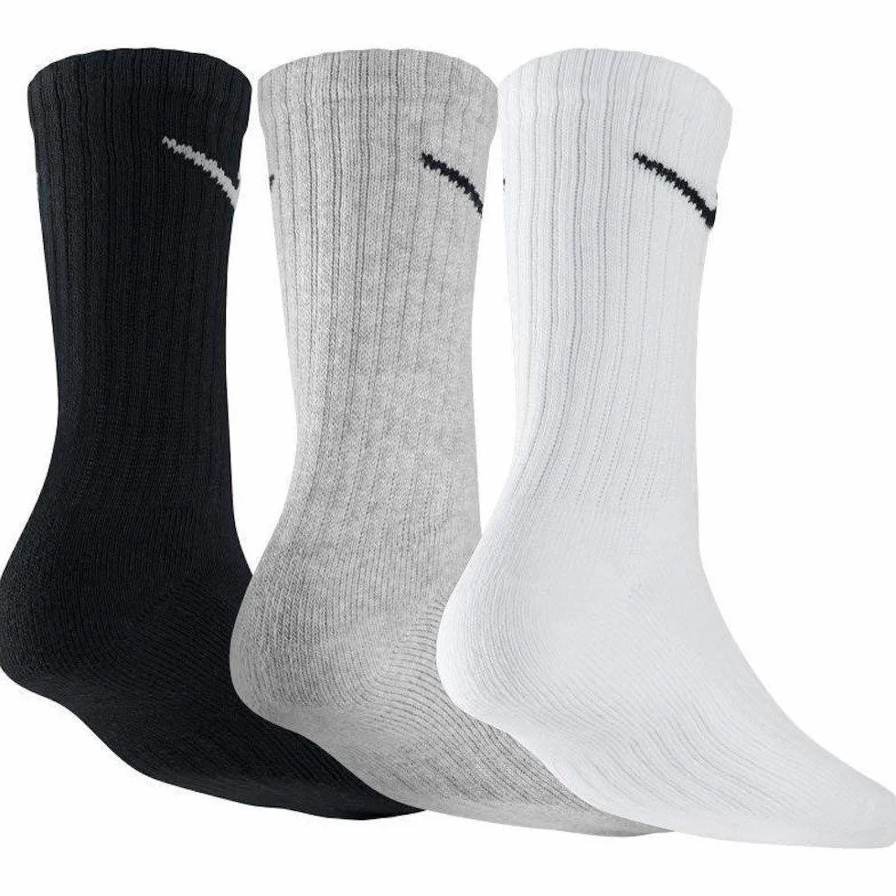 NIKE Calze Uomo 3ppk Value Cotton Crew-SMLX