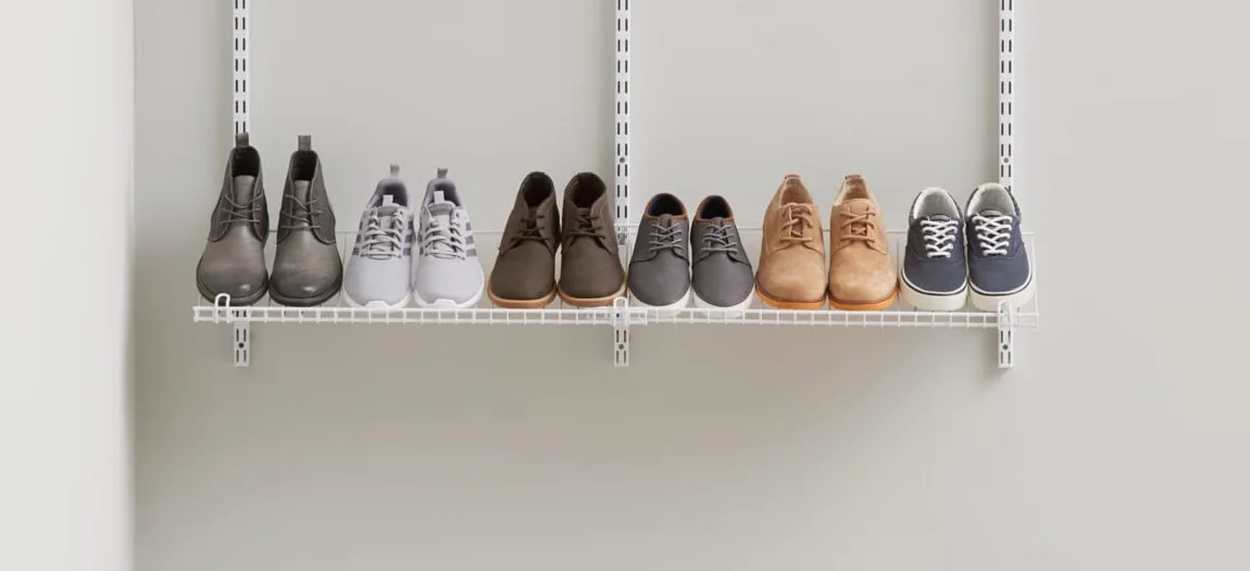 Rubbermaid - Mensola per scarpe, colore: Bianco