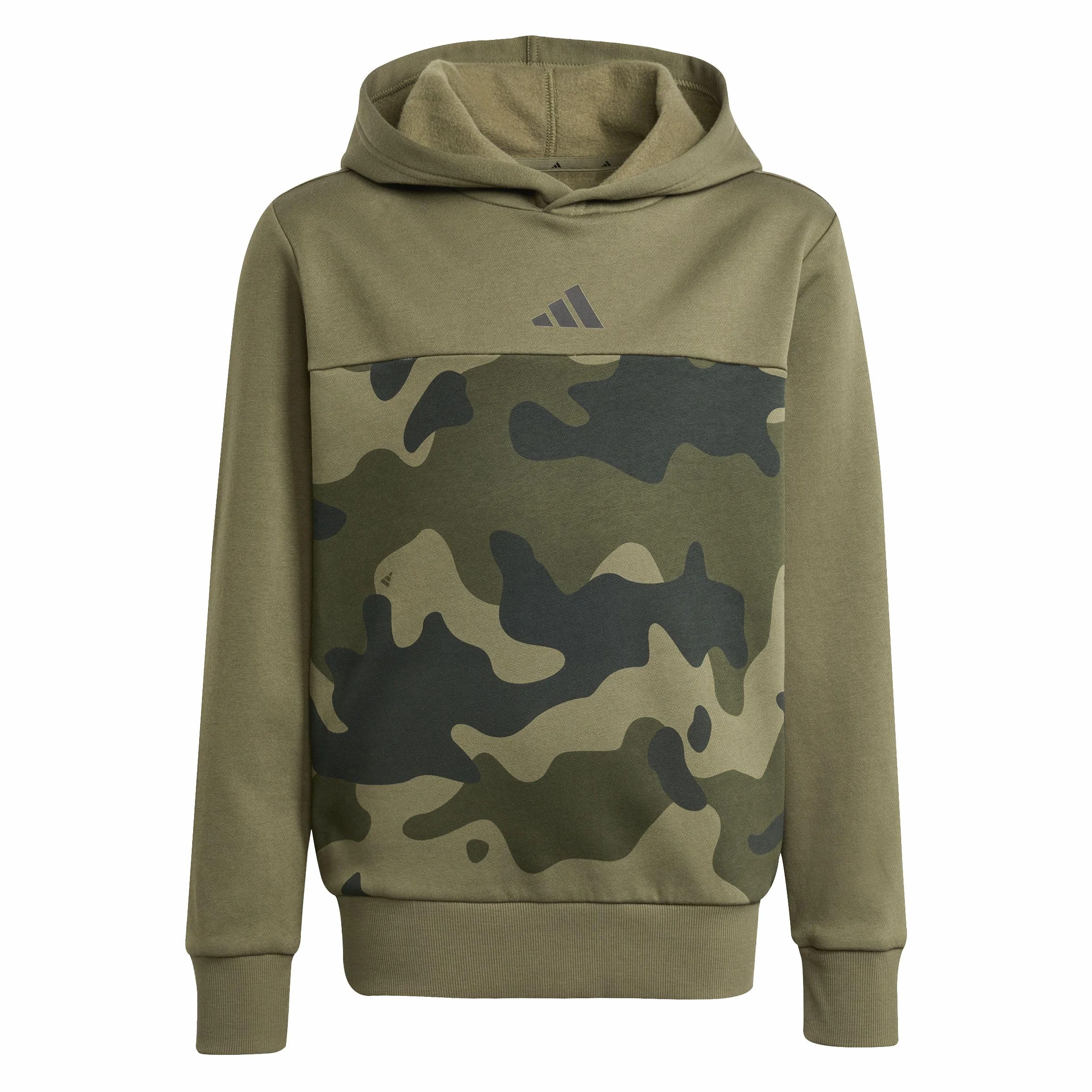 adidas Felpa con Cappuccio Bambini Essentials Stagionale Pile Camo