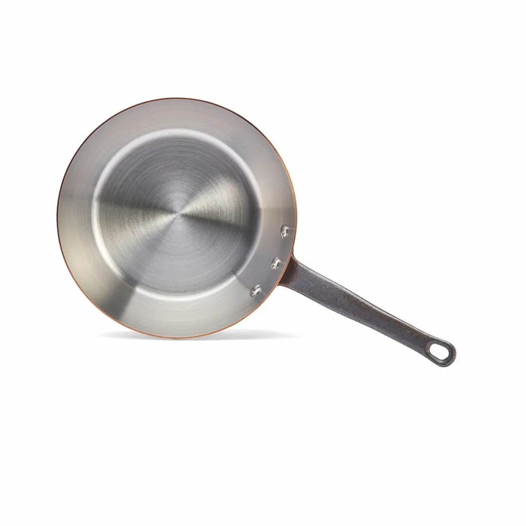 De Buyer - Pentola in rame e acciaio INOX, ultra-resistente, modello per professionisti