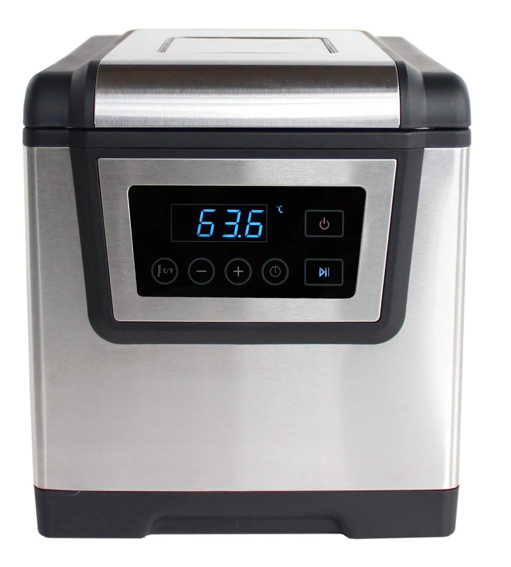 Maxxo SV06 Fornello Macchina con Sistema di Cottura Professionale Sottovuoto per Cottura Sous Vide Potenza 1200 W Volume 6 l Temperatura regolabile 25-85 C in Acciaio inossidabile