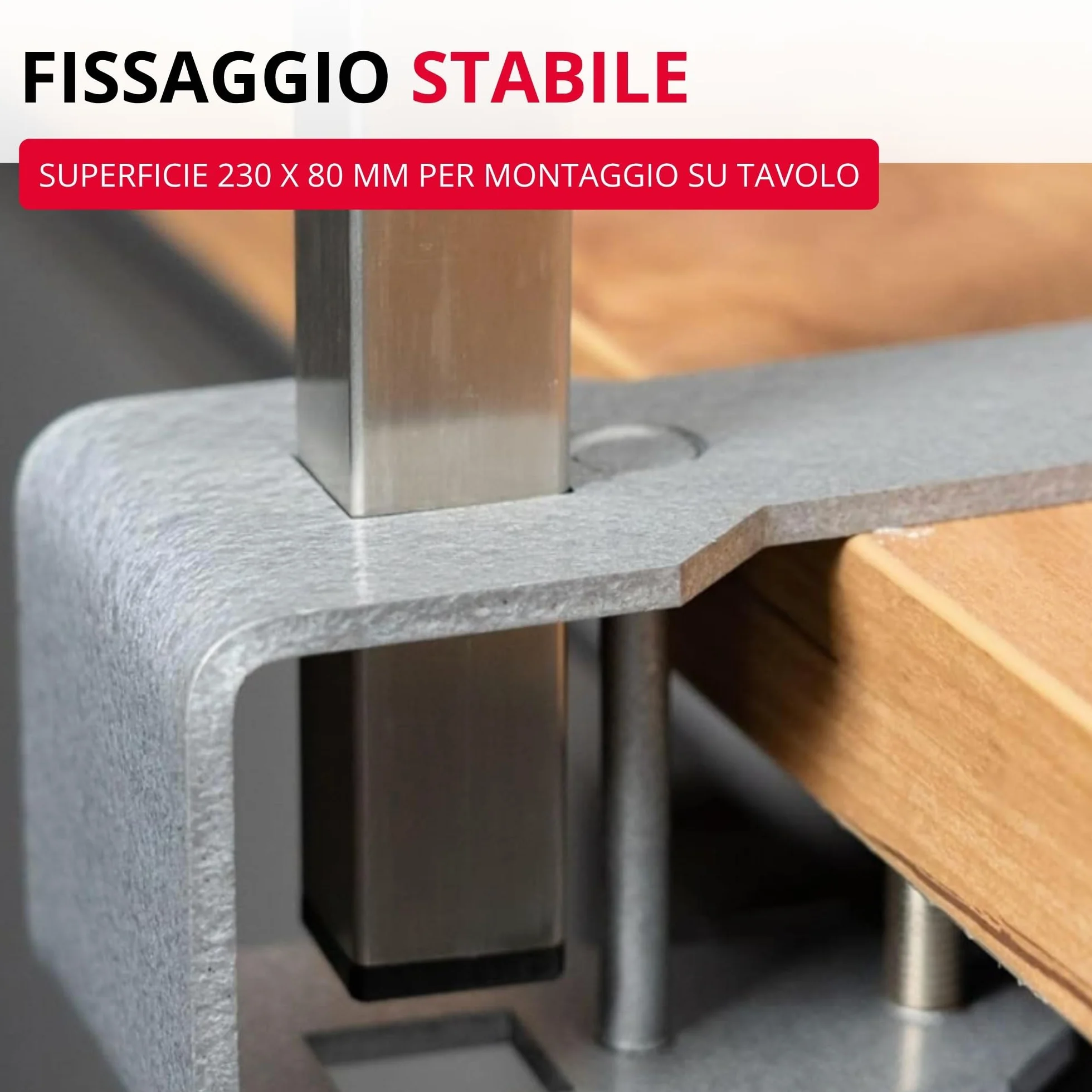 Westmark Sieger Clou 30 Apriscatole da montare al tavolo 84 cm Acciaio inox