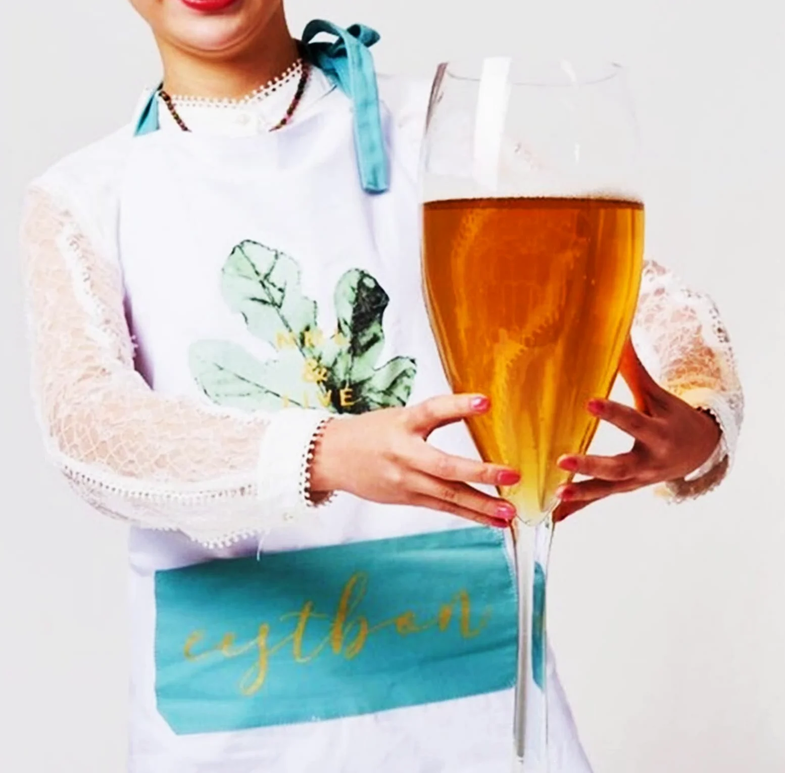 YUANXIN Bicchiere da champagne gigante Bicchiere da vino a piede gigante Bicchieri da champagne extra larghi da birra Bicchieri da vino rosso (3000ml)