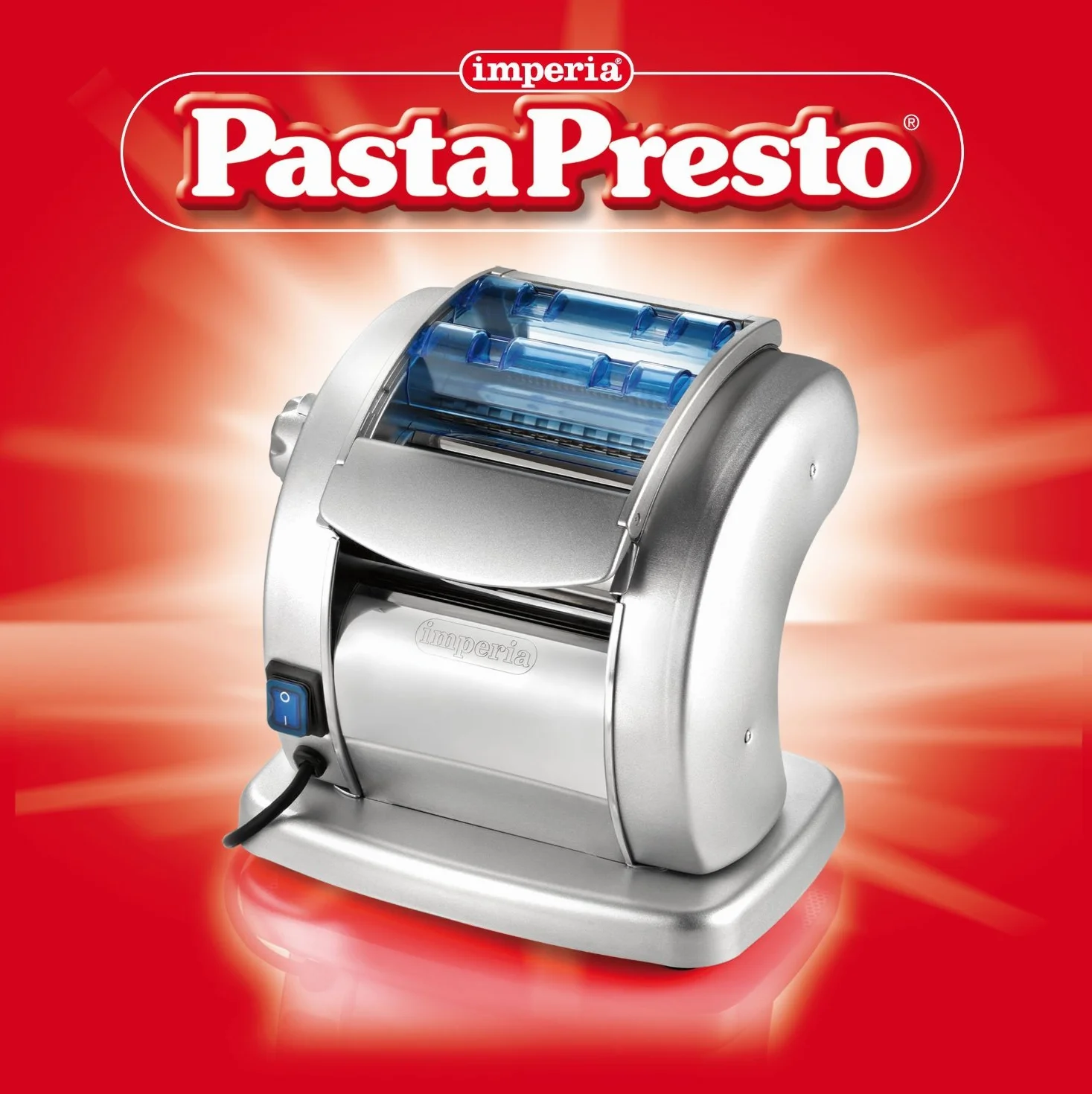 Imperia Pastapresto macchina per la pasta elettrica 100% Made in Italy acciaio motore elettrico sfogliatrice lasagne tagliolini fettuccine