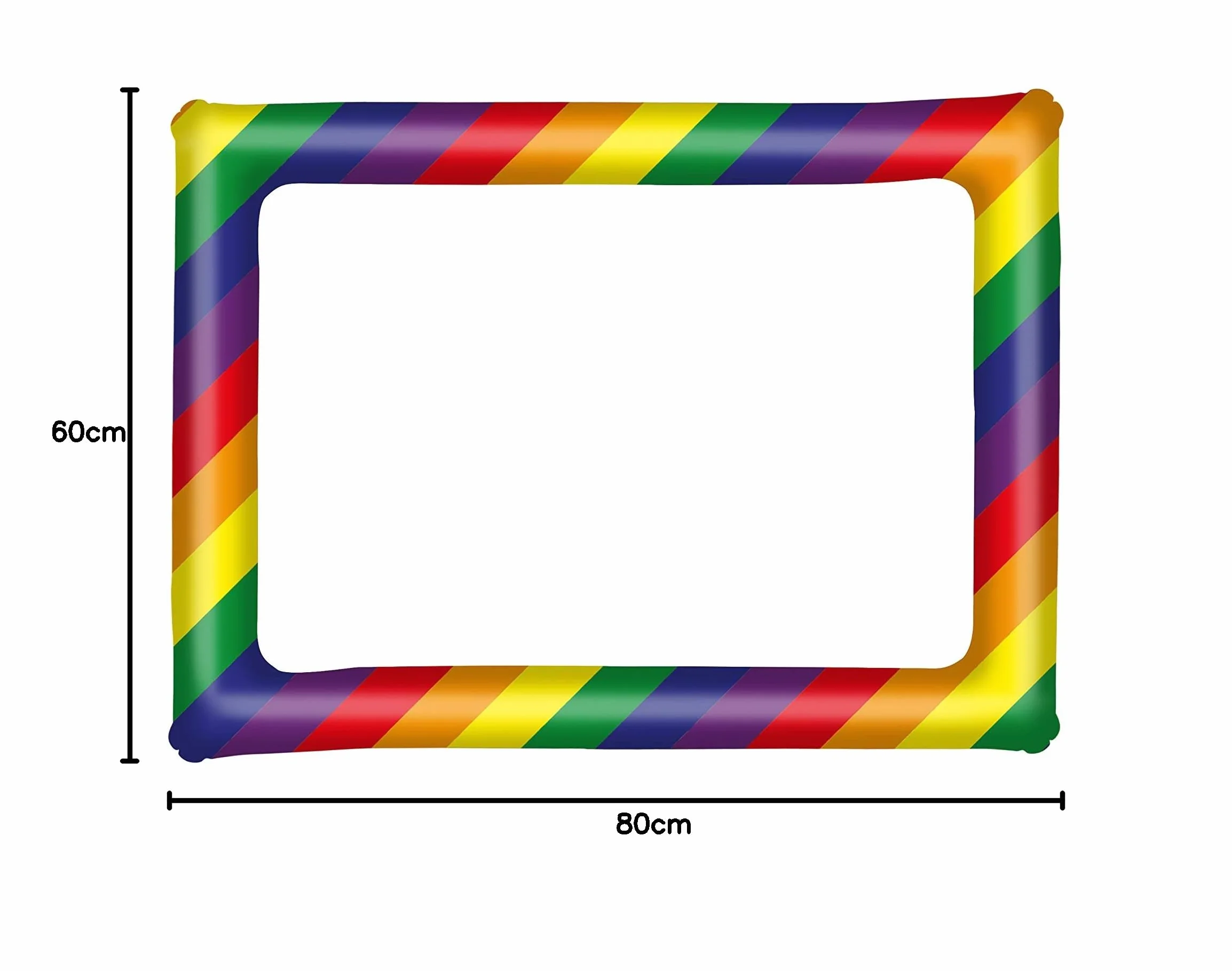 Henbrandt Gonfiabile Cornice per Selfie Arcobaleno Gay Pride Feste