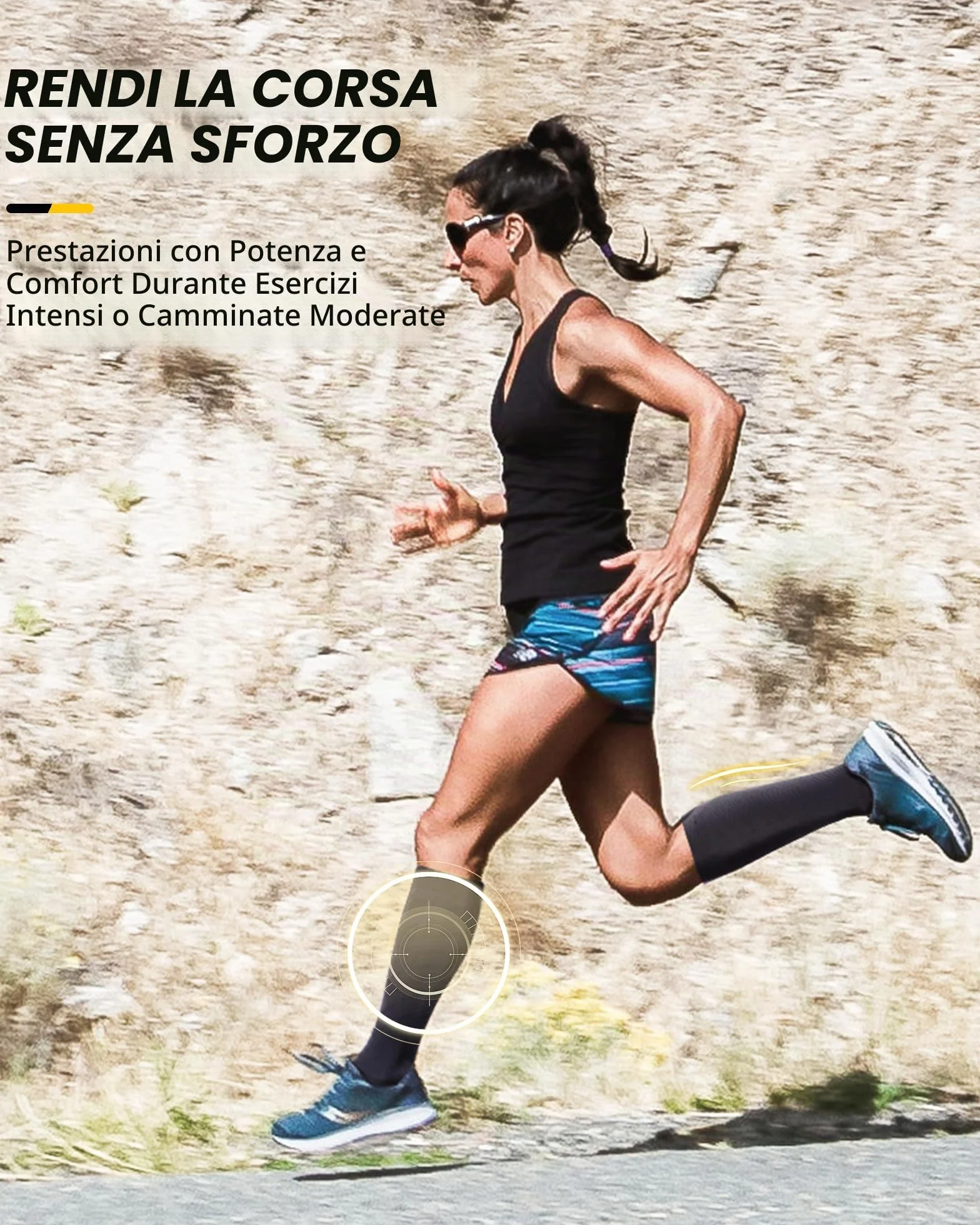 CAMBIVO Calze Compressione Graduata Donna Uomo 20-30mmHg 3 Paia Antitrombo Elastiche per Sport Varicose