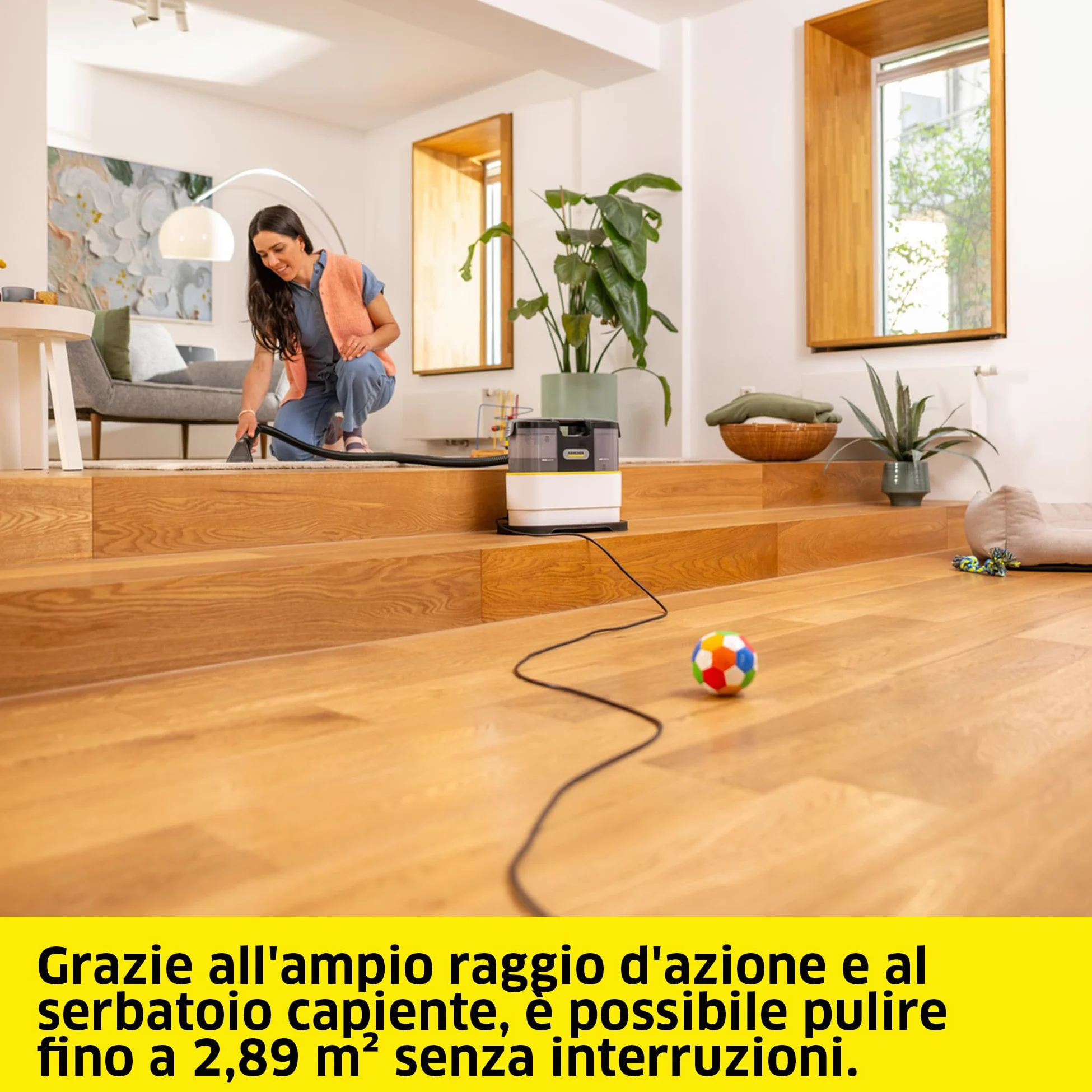 KÄRCHER Lavatappeti Smacchiatore SE 2 Spot Care, potenza assorbita: 450 W, serbatoio acqua pulita: 1,5 l, superficie: 2,89 m², peso: 4,2 kg, bocchetta poltrone, ugello per macchie, detergente RM 519