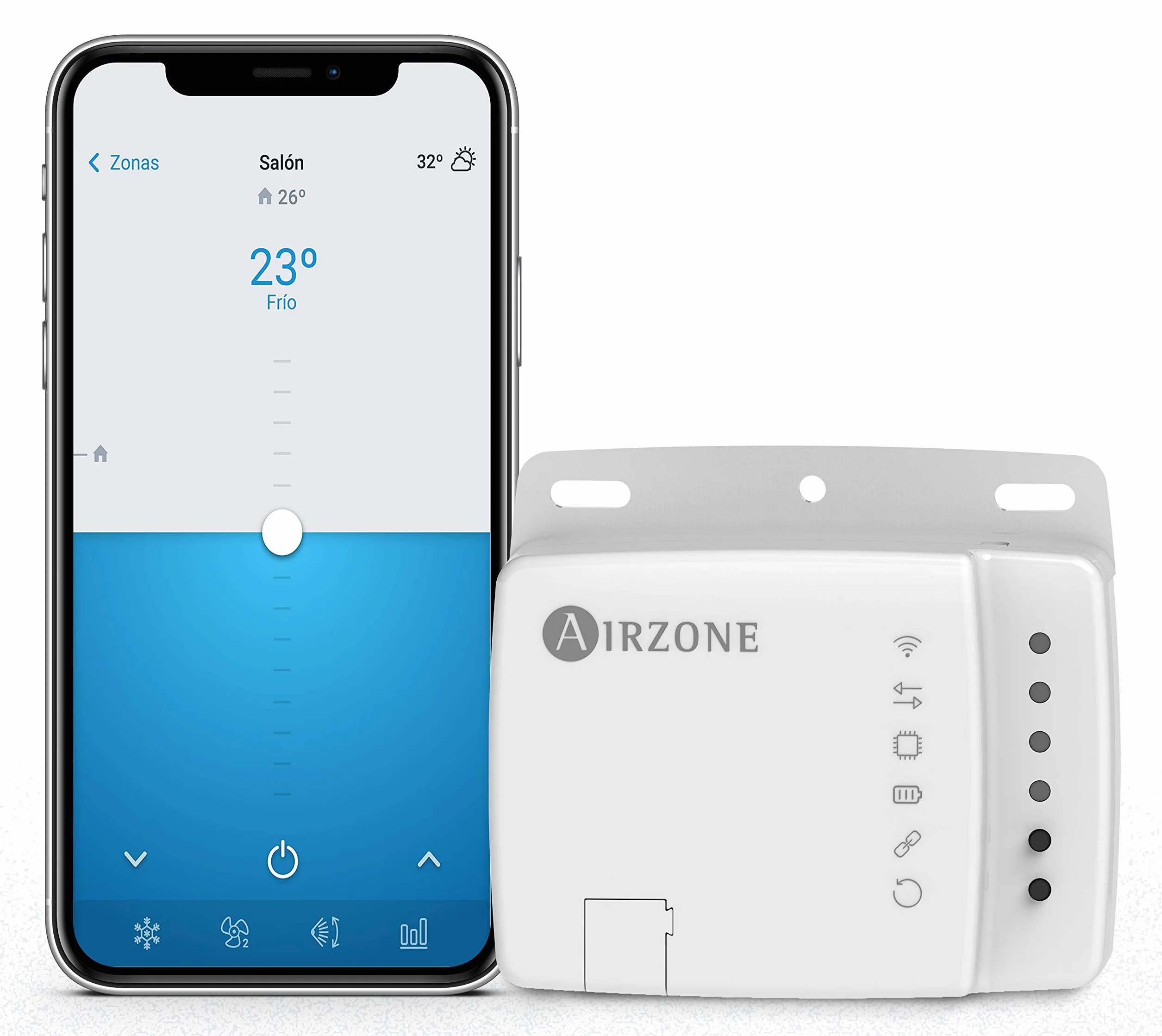 AIRZONE – Aidoo Controllo WiFi per climatizzatore – Compatibile con PANASONIC RAC Domestico AZAI6WSCPA0 – Controllo remoto e programmazione tramite app – Compatibile con Google Home e Alexa