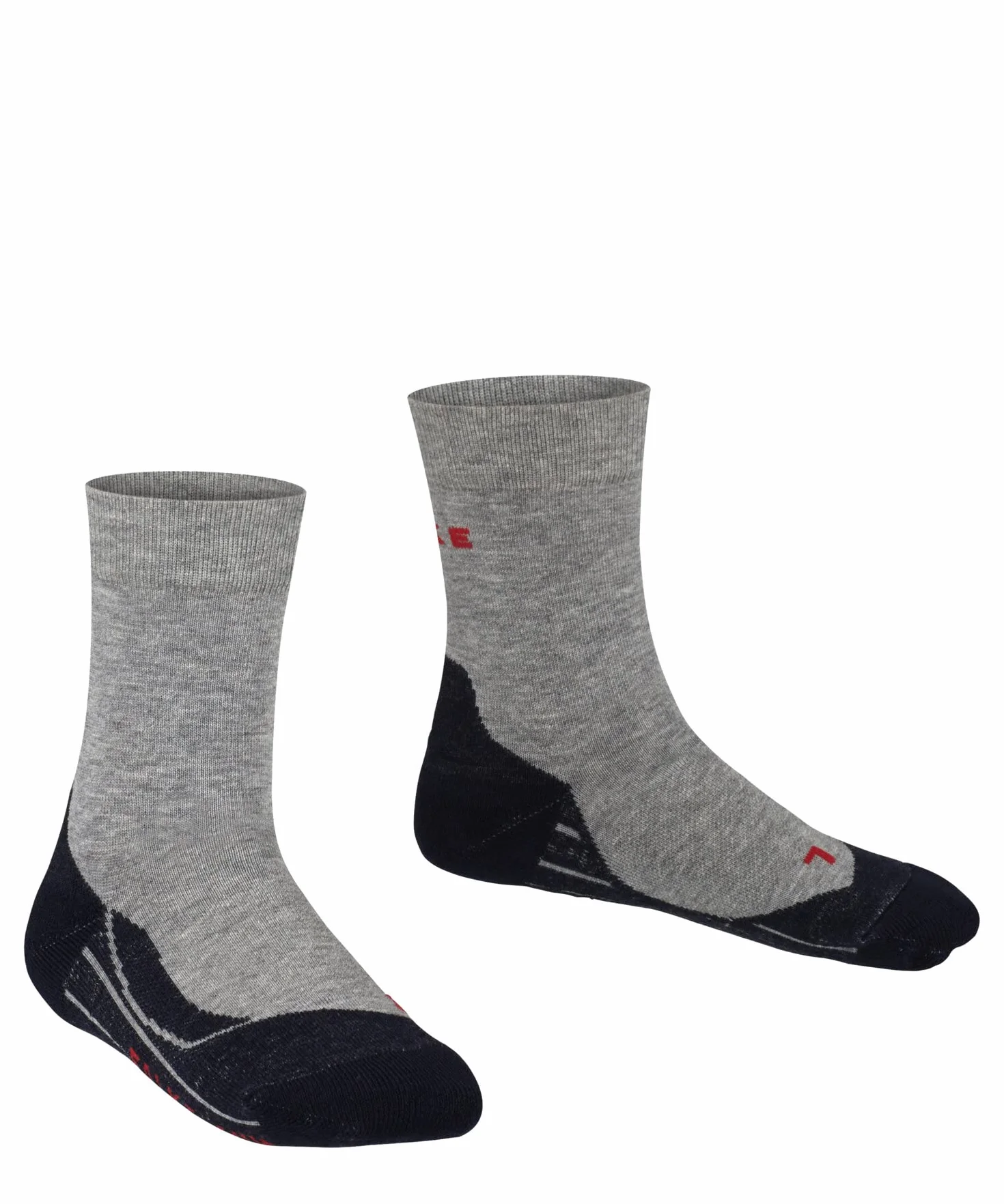 FALKE unisex bambini RU4 calzini da corsa imbottitura media antivesciche lunghezza a metà polpaccio vegani traspiranti asciugatura rapida cotone filo funzionale 1 paio