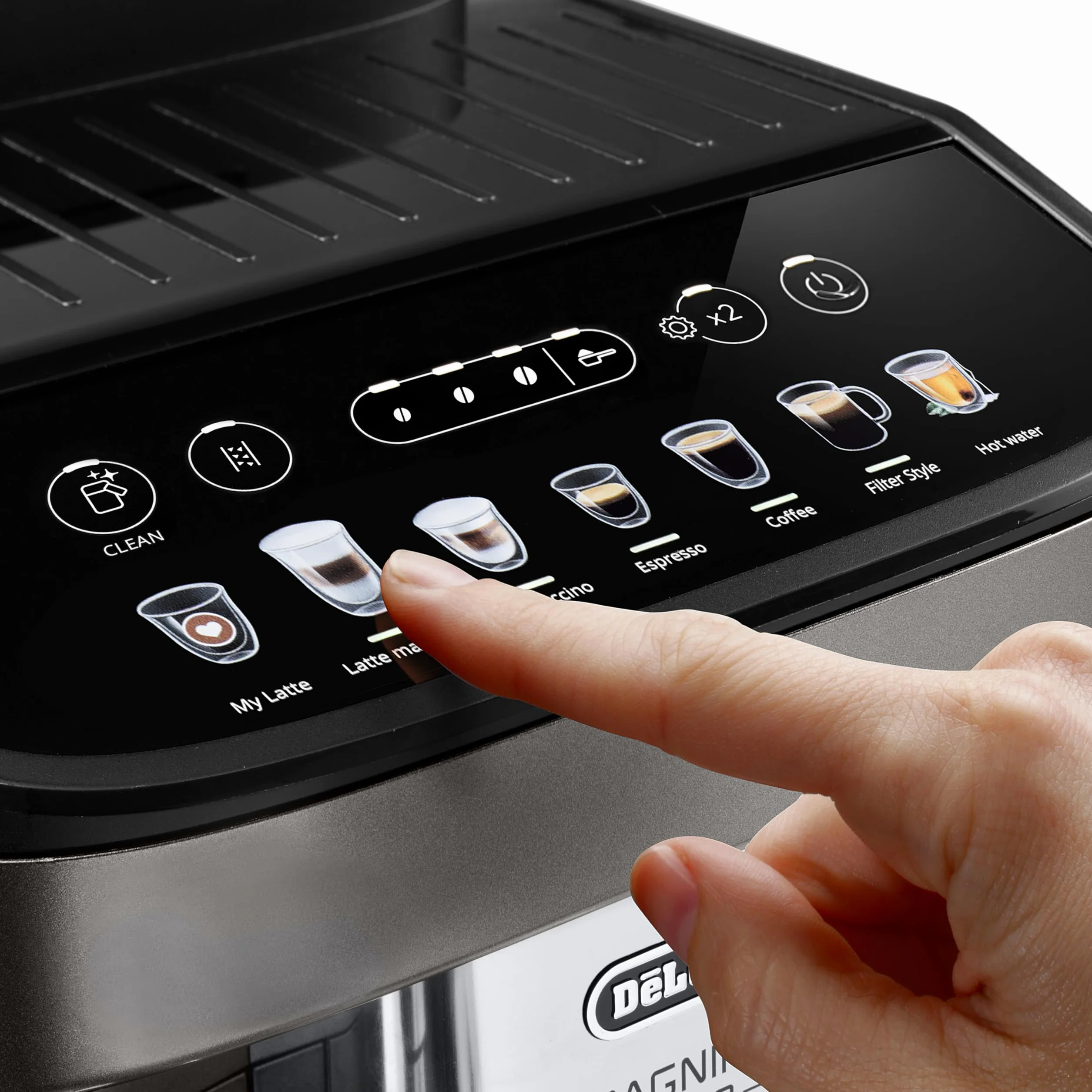 De'Longhi Magnifica Evo ECAM290.81.TB Macchina da Caffè Automatica Bean-to-Cup Titanio/Nero