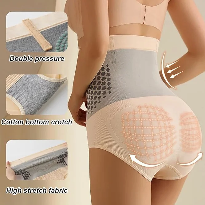 Generico Pantaloncini Modellanti Termogenici per Corpo Vita Alta Donna, Pantaloni Yoga Rassodanti