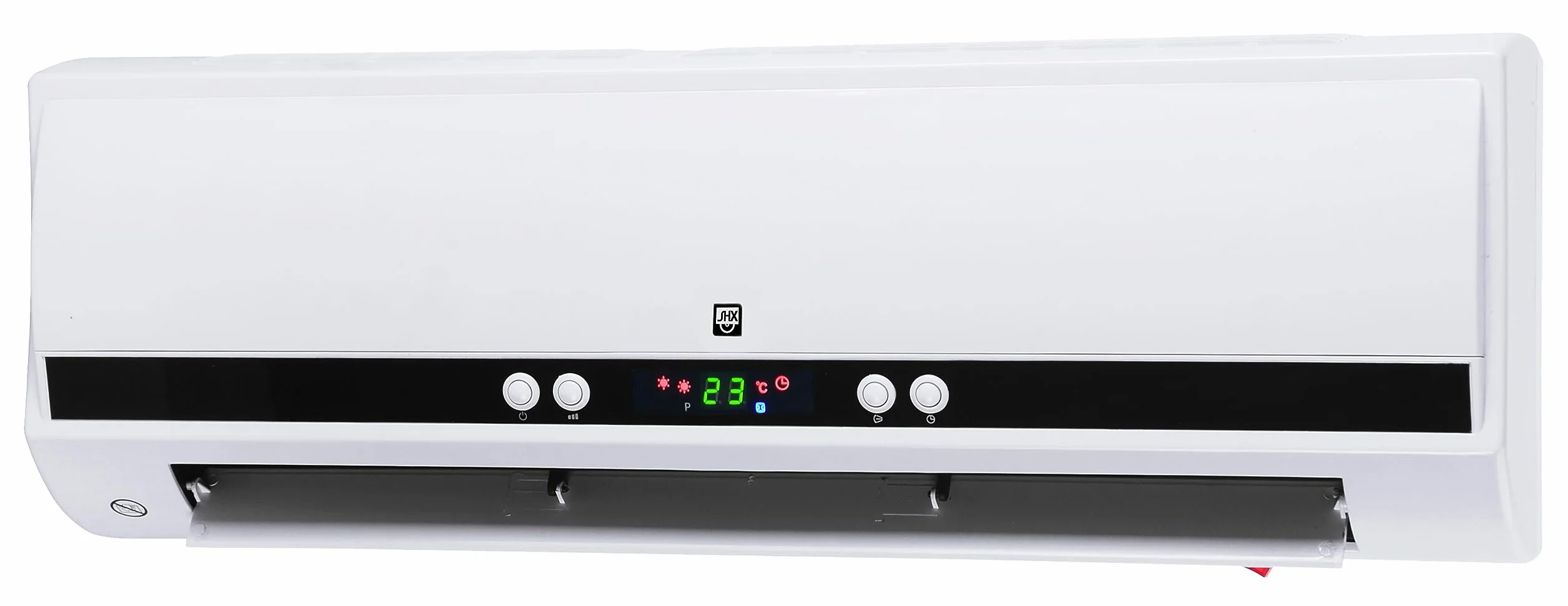 SHX Termoventilatore PTC a parete 2000W SHX501HEAT2023 - Elemento riscaldante PTC, 2 livelli di riscaldamento, 3 modalità di funzionamento, 2000 Watt, termostato elettronico, programmazione timer,