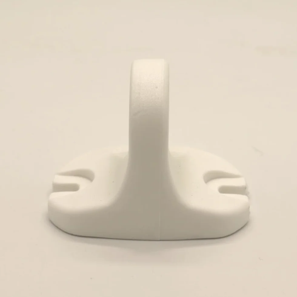 Ganci per Tenda da Sole a Caduta Kit 2 Pezzi Bianco Attacchi ad Uncino per Pavimento Ringhiera Balcone Ricambio Tende Esterne Resistenti Anti-Vento