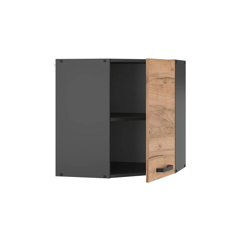 Vicco Mobile angolare da cucina R-Line, Rovere dorato, 57 cm, per la libera combinazione all'interno di sistemi cucina modulari