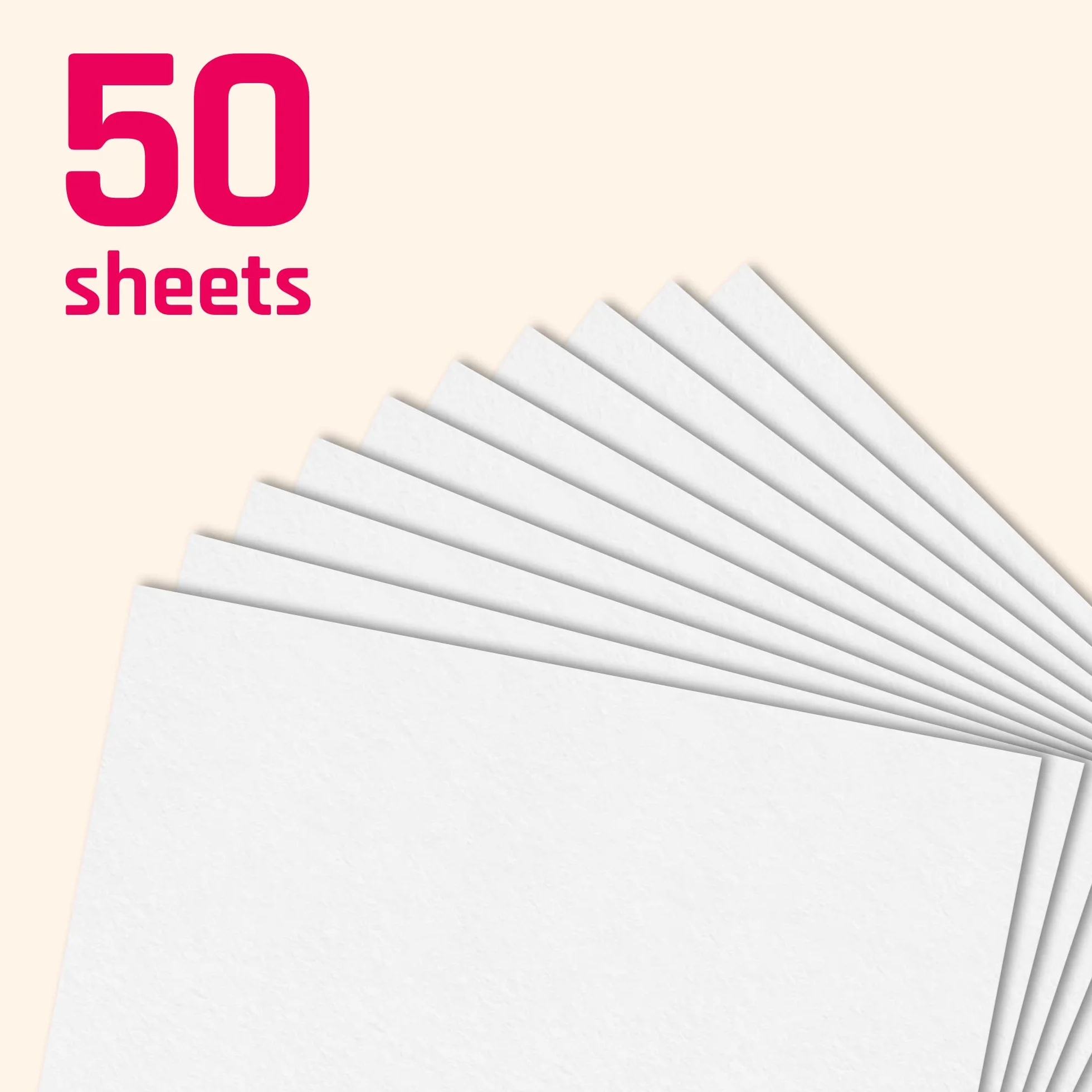 Bianco Carta Cartoncino A4 300g/m² 50 fogli