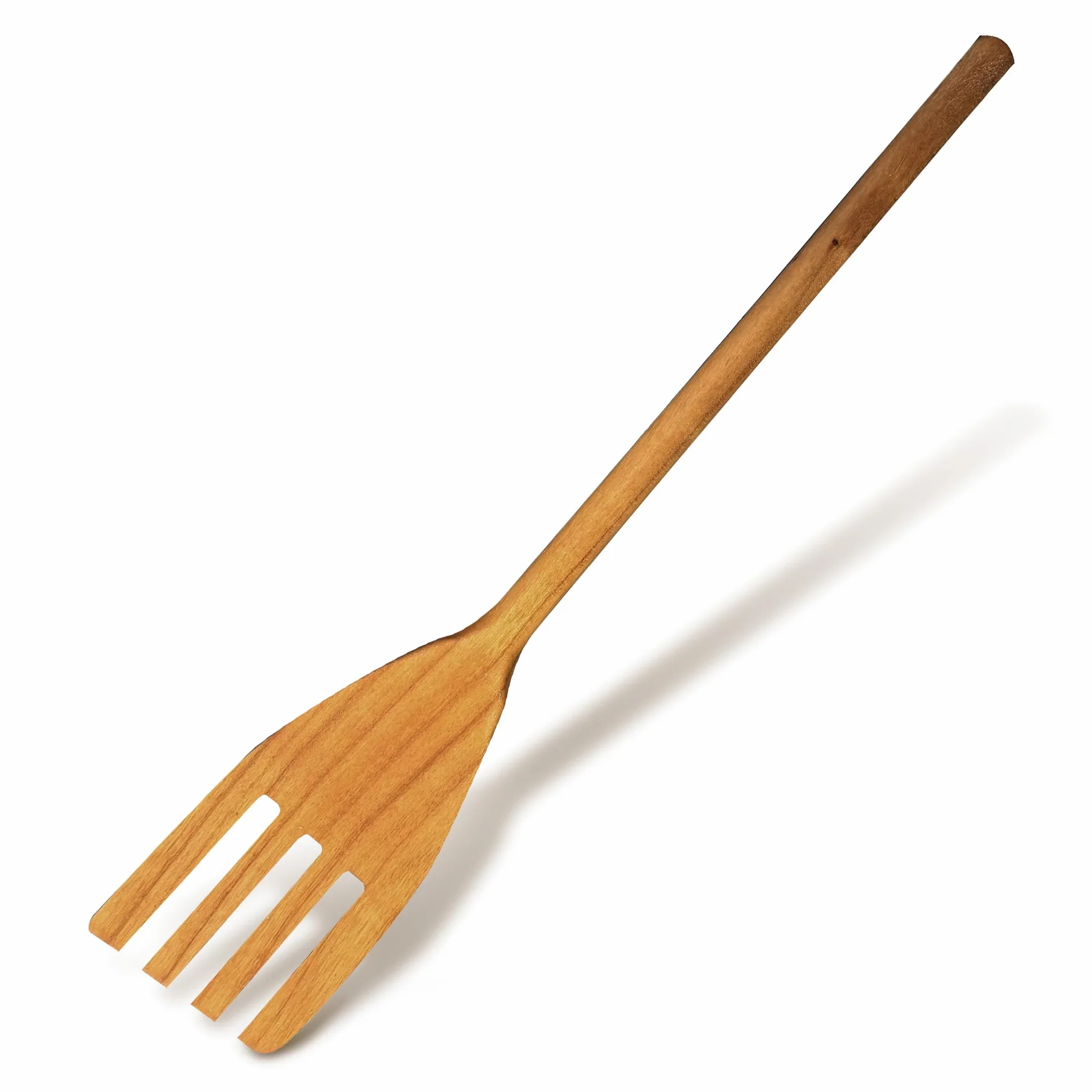 Fackelmann Forchettone multiuso da cucina in legno di ciliegio 35 x 6 x 1,3cm Linea Ecoelegant