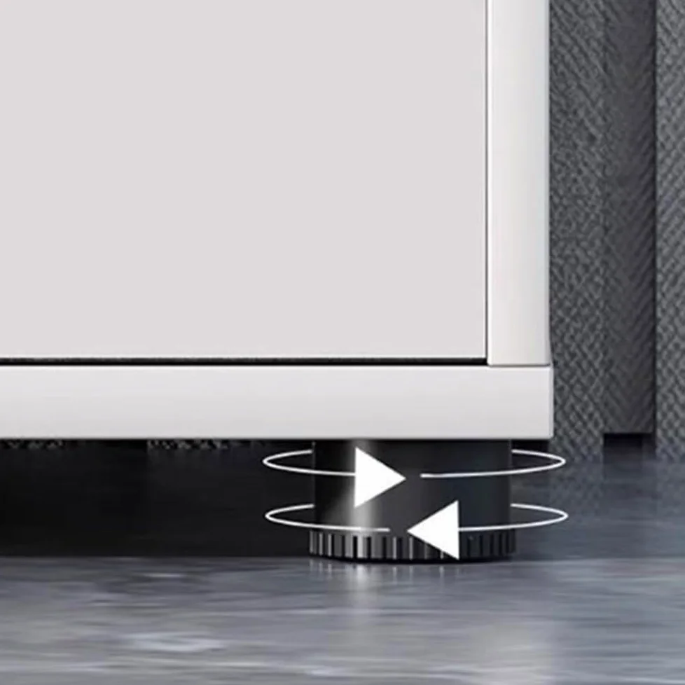 Bianco Ufficio Cabinet File Short Printer Stand con Bloccabile Ders Office Divisore Schedario per Casa & Ufficio