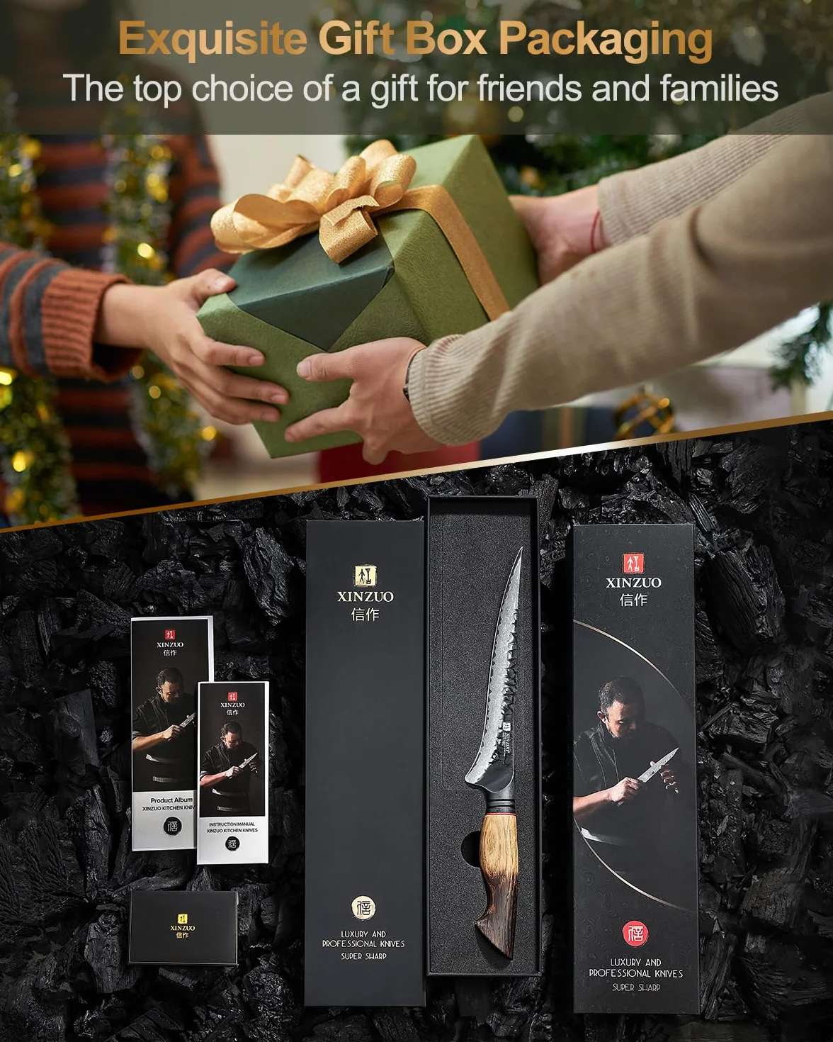 XINZUO 19cm Coltello per Sfilettare da Cucina Acciaio Damasco a 67 Strati -Professionale Coltello da Filetto Cucina Bordo Disossare Pesce e Carne -Manico Ergonomico in Rovere Bianco