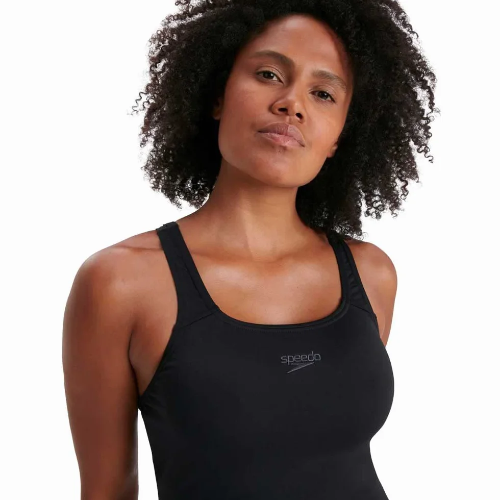 Speedo Donna Costume da bagno con gambe lunghe Eco Endurance+, Resistenza al cloro, Tessuto riciclato, Swim Fitness, Allenamento, Vacanze