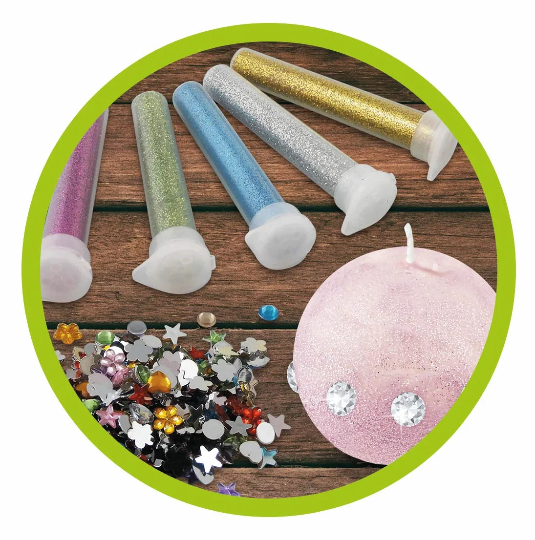 BUKI 5420 Candele professionali da studio multicolore
