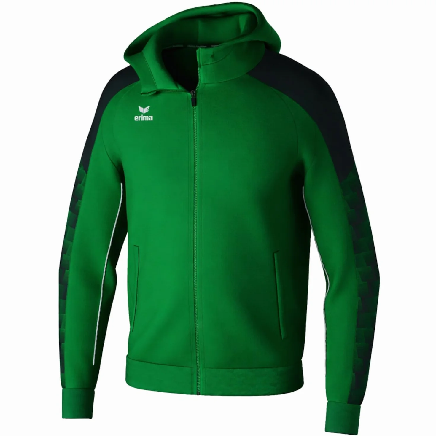 Erima Giacca da Allenamento Evo Star con Cappuccio Unisex - Bambini e Ragazzi