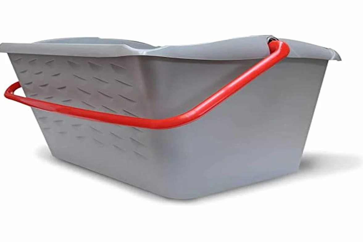 Nespoli – Secchio per Pittura EasyTouch da 16 Litri, Secchio Imbianchino in Plastica Resistente con Manico Antinfortunistico, per Superfici Ampie e Uso Ripetuto con Rullo Pittura - Griglia non Inclusa