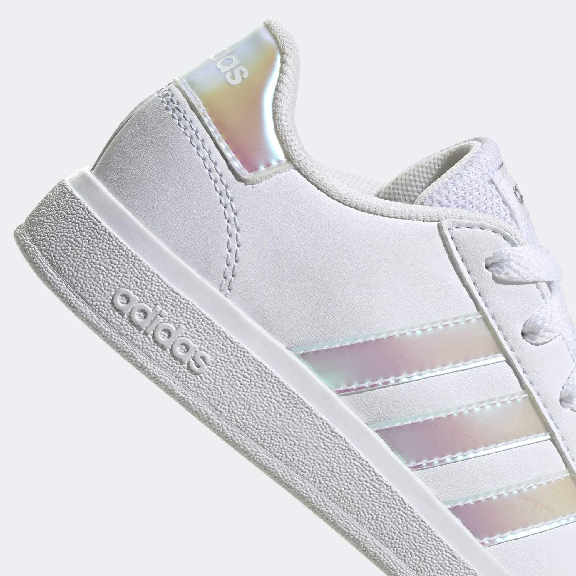 Adidas Grand Court Lifestyle Lace Tennis Scarpe Unisex Bambini Ragazzi