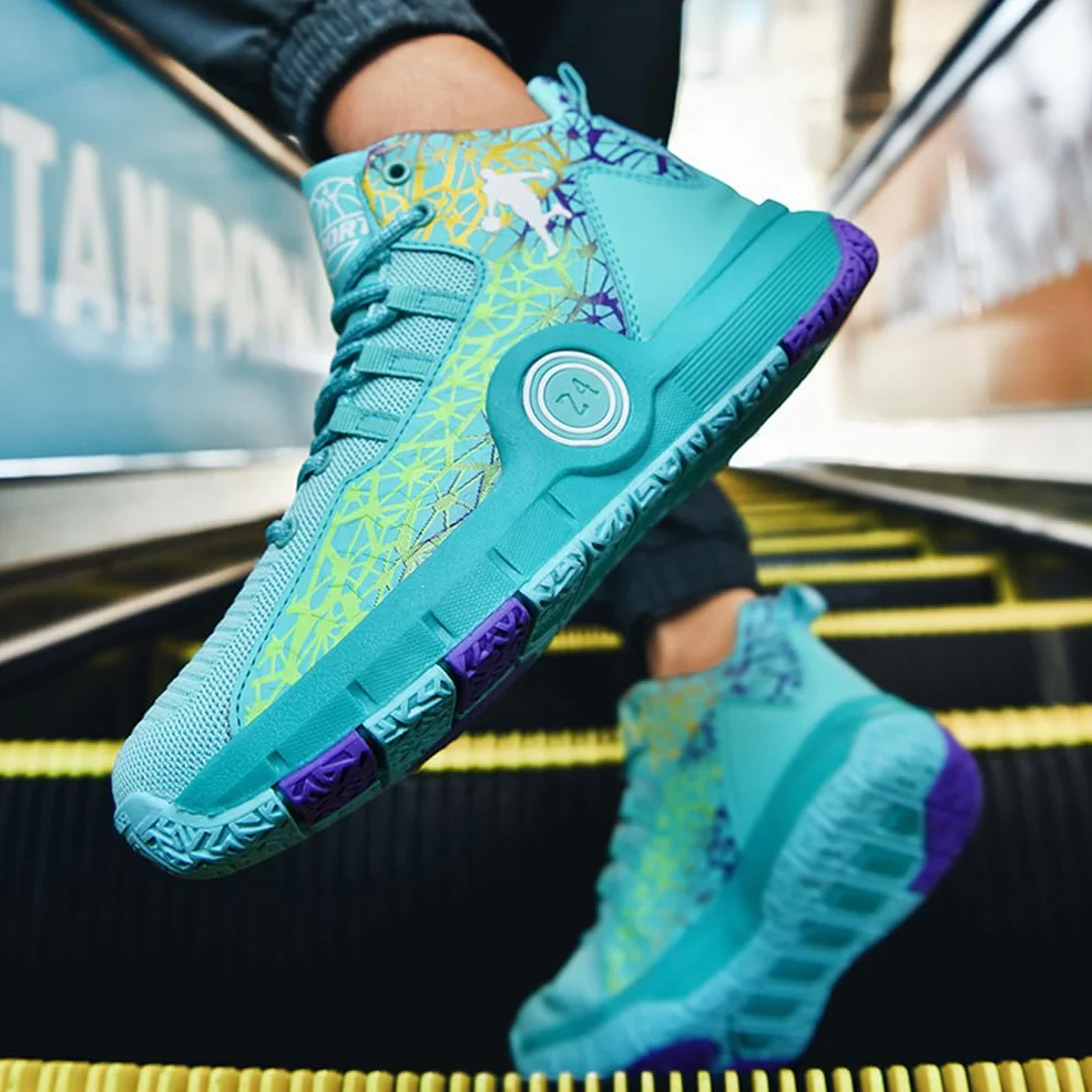 Scarpe da Basket per Bambini Leggero Antiscivolo Traspirante Comfort