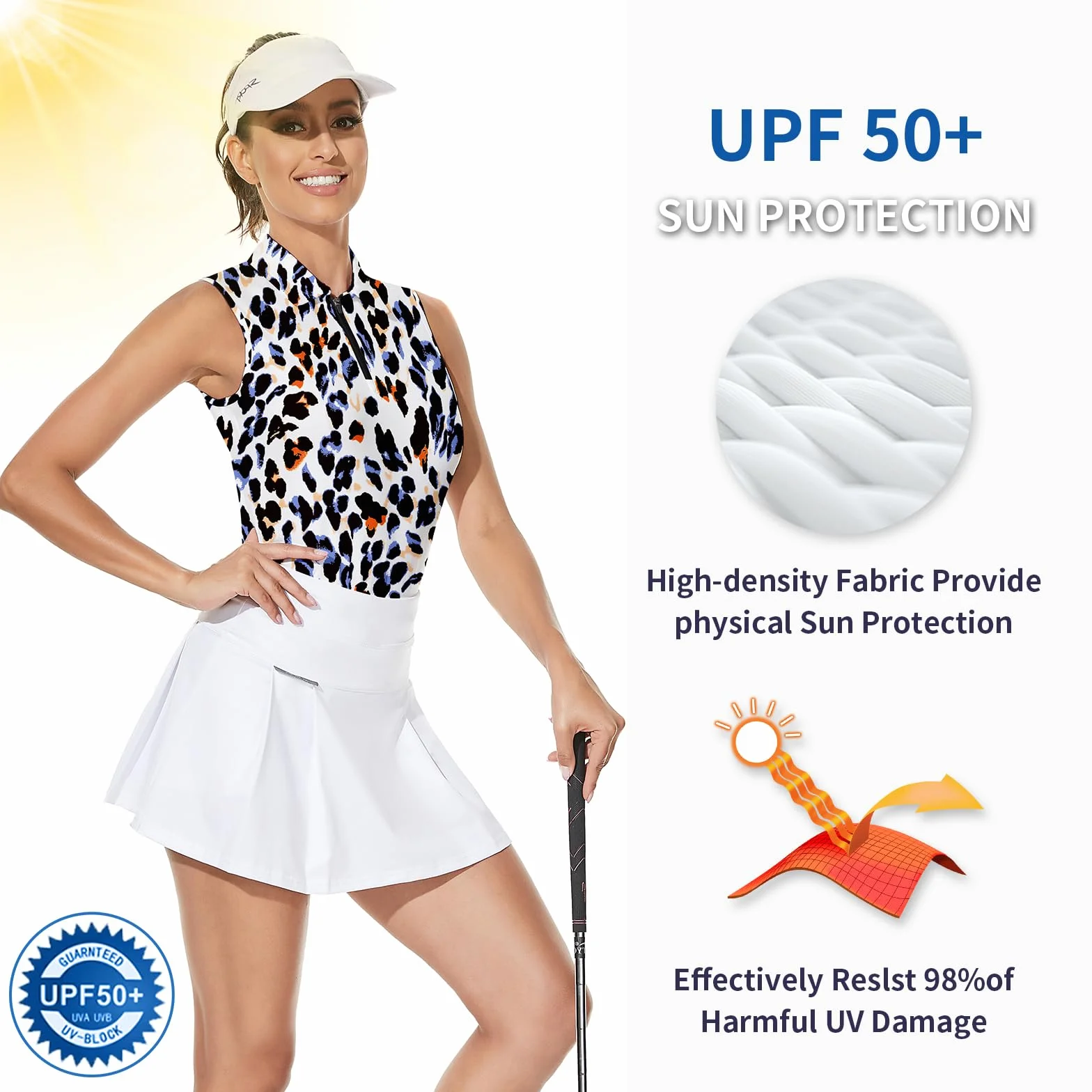 Soneven Polo T Shirt Donna Manica Corta Golf Camicia Traspirante da Tennis