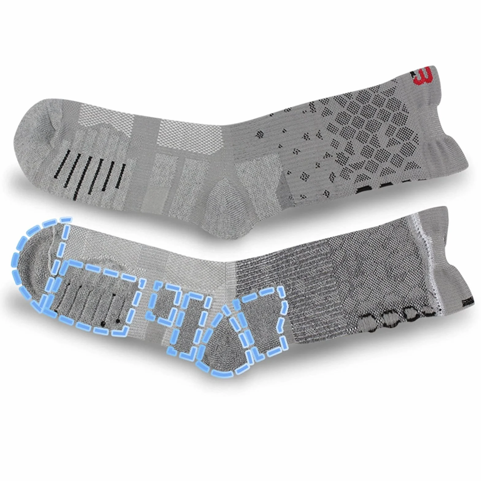 Calzini in Esecuzione Uomo Addensare Elite Calzini da Basket Elite Ciclismo Donne Asciugamano in Cotone Bottom Sport Sports Socks da Uomo Calzini da Uomo Calzini Sportivi