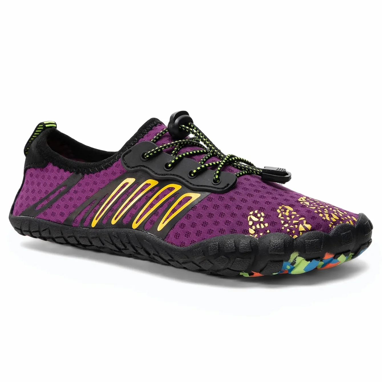 AQUASTIC Scarpe da Immersione Antiscivolo Suola Resistente Soletta Schiuma Eva 35-42 Viola Sport Acquatici Snorkeling