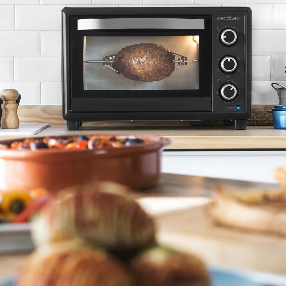 Cecotec Forno da tavolo Bake&Toast 3090 Black Gyro 30 L 1500 W 5 funzioni