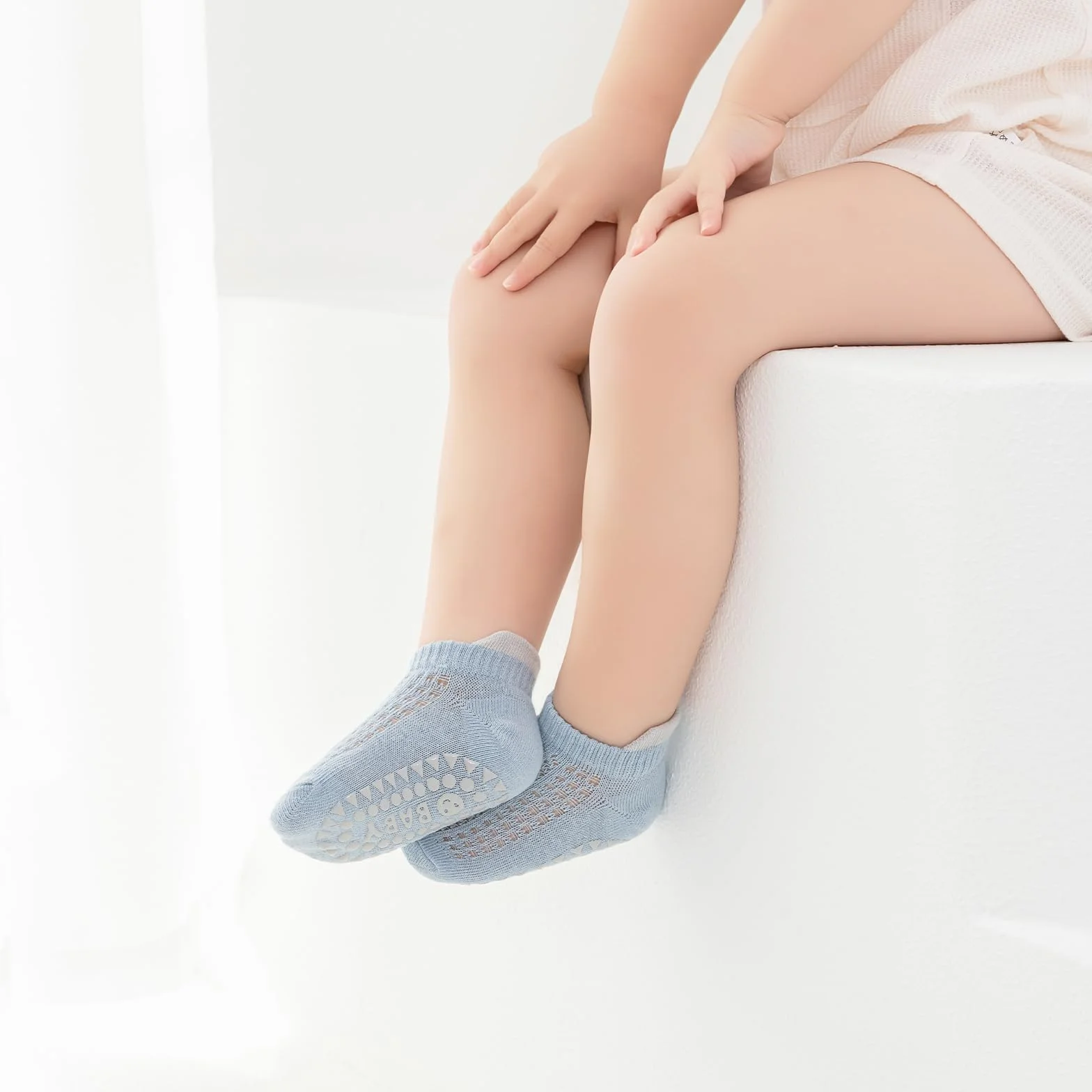 Calzini antiscivolo per bambini traspiranti carini 8 paia