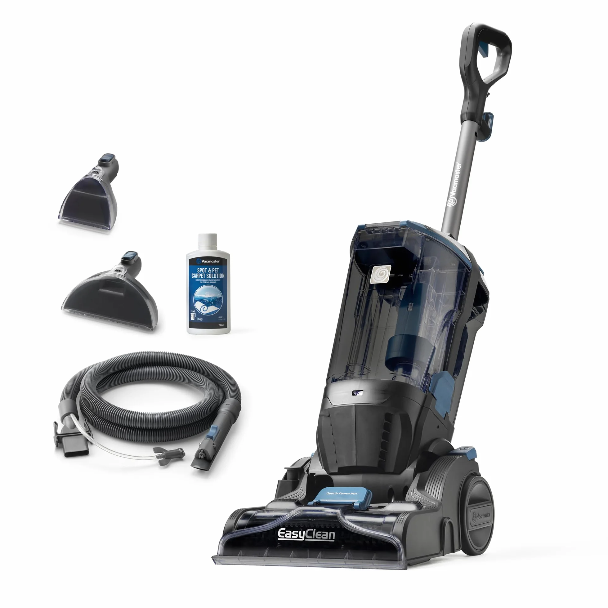 Vacmaster Lavatappeti lava tappezzeria, Ideale per Pulisci Scale, divano, Sedili Auto, Moquette e Tappeti, lava divani e aspira acqua