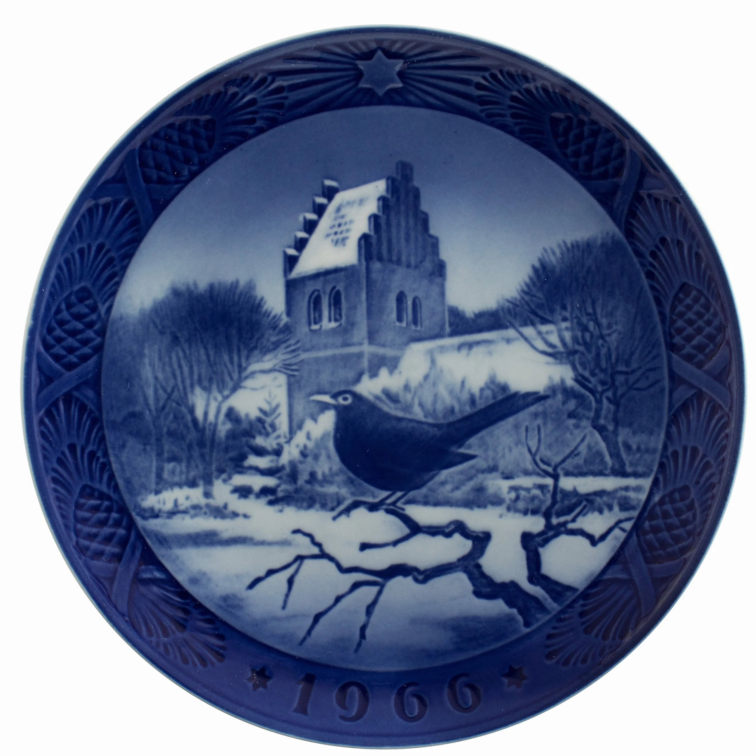 ROYAL COPENHAGEN PIATTO DI NATALE 1966 ORIGINALE PORCELLANA PRIMA SCELTA