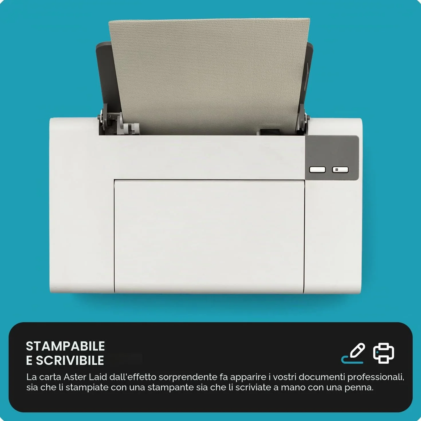Aster Laid Ivory Netuno 50x carta vergata avorio A4 120g per inviti stampa laser inkjet