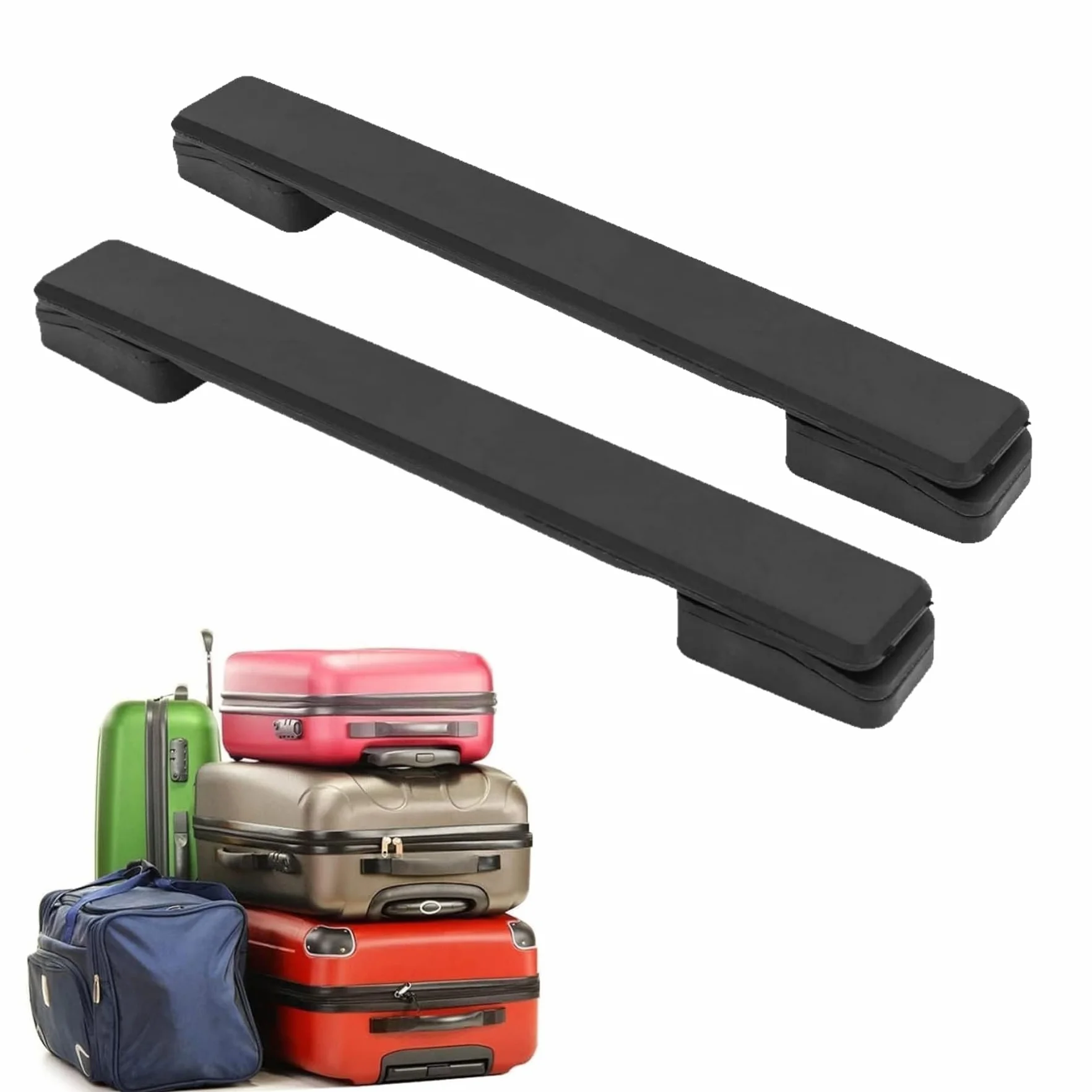 Agatige Maniglie di Ricambio per Valigie, 20CM Sostituzione Maniglia per Bagagli in Plastica (2Pcs)