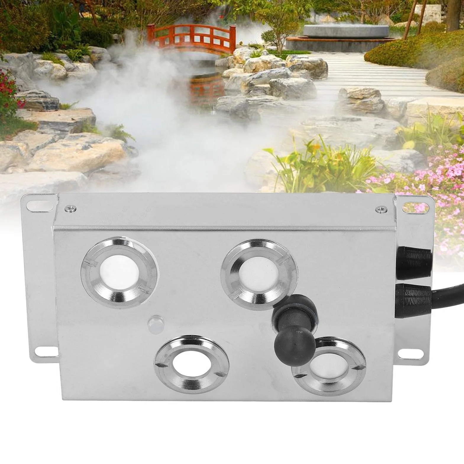 Jectse Maker di Nebbia Ad Ultrasuoni 4 Teste Fogger IP67 4,5 Litri/h