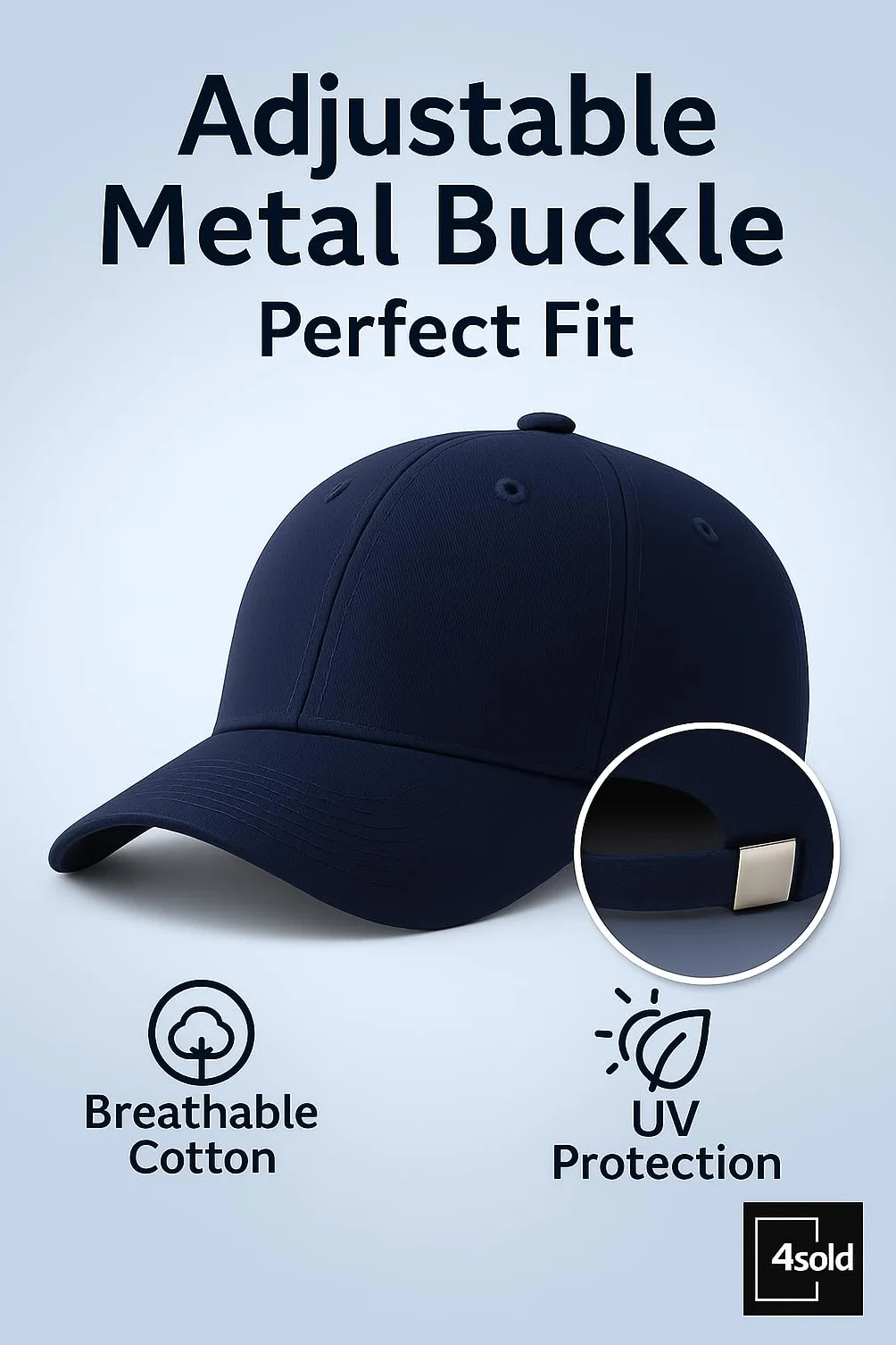 Cappellino Uomo Donna 100% Cotone Leggero Traspirante Visiera Regolabile Berretto Estivo Casual Sportivo Golf Viaggi